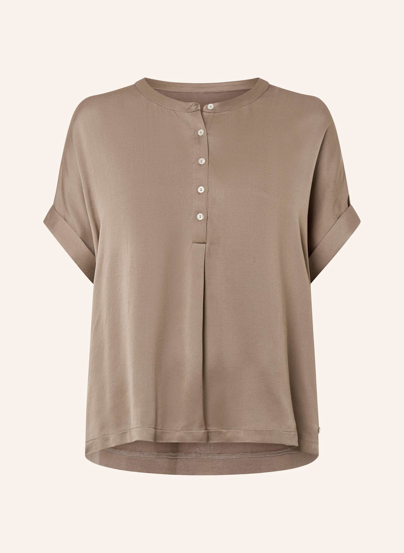 BRAX T-Shirt STYLE CLAIRE S: TAUPE