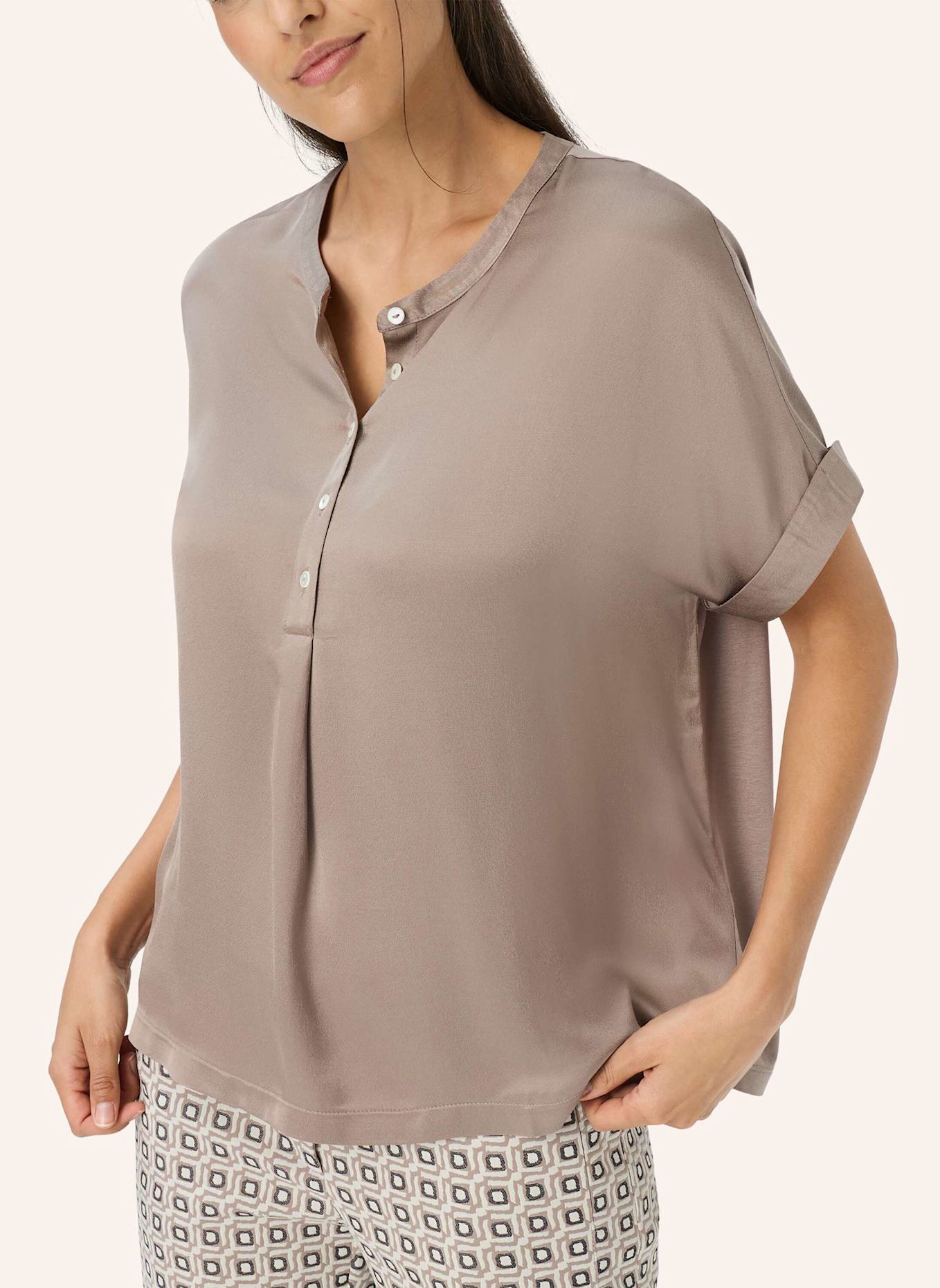 BRAX T-Shirt STYLE CLAIRE S: TAUPE