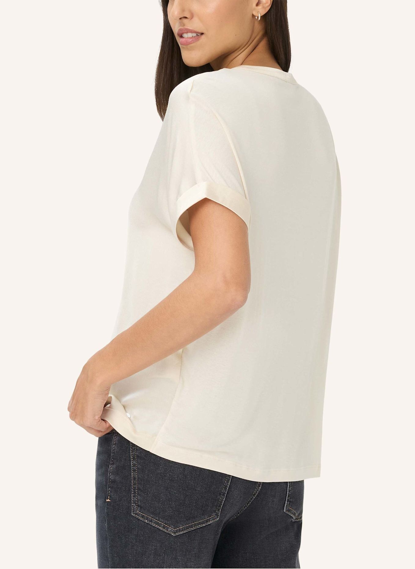 BRAX T-Shirt STYLE CLAIRE S: BEIGE