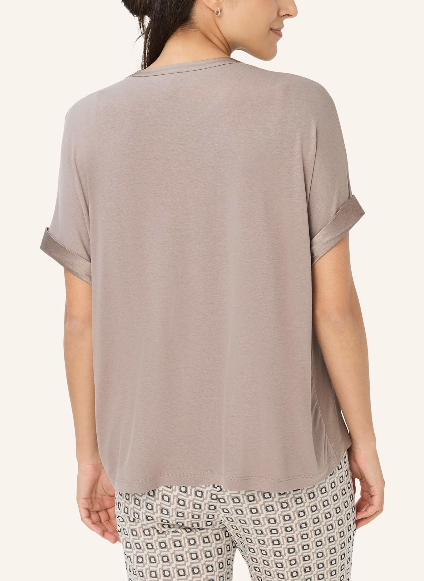 BRAX T-Shirt STYLE CLAIRE S: TAUPE