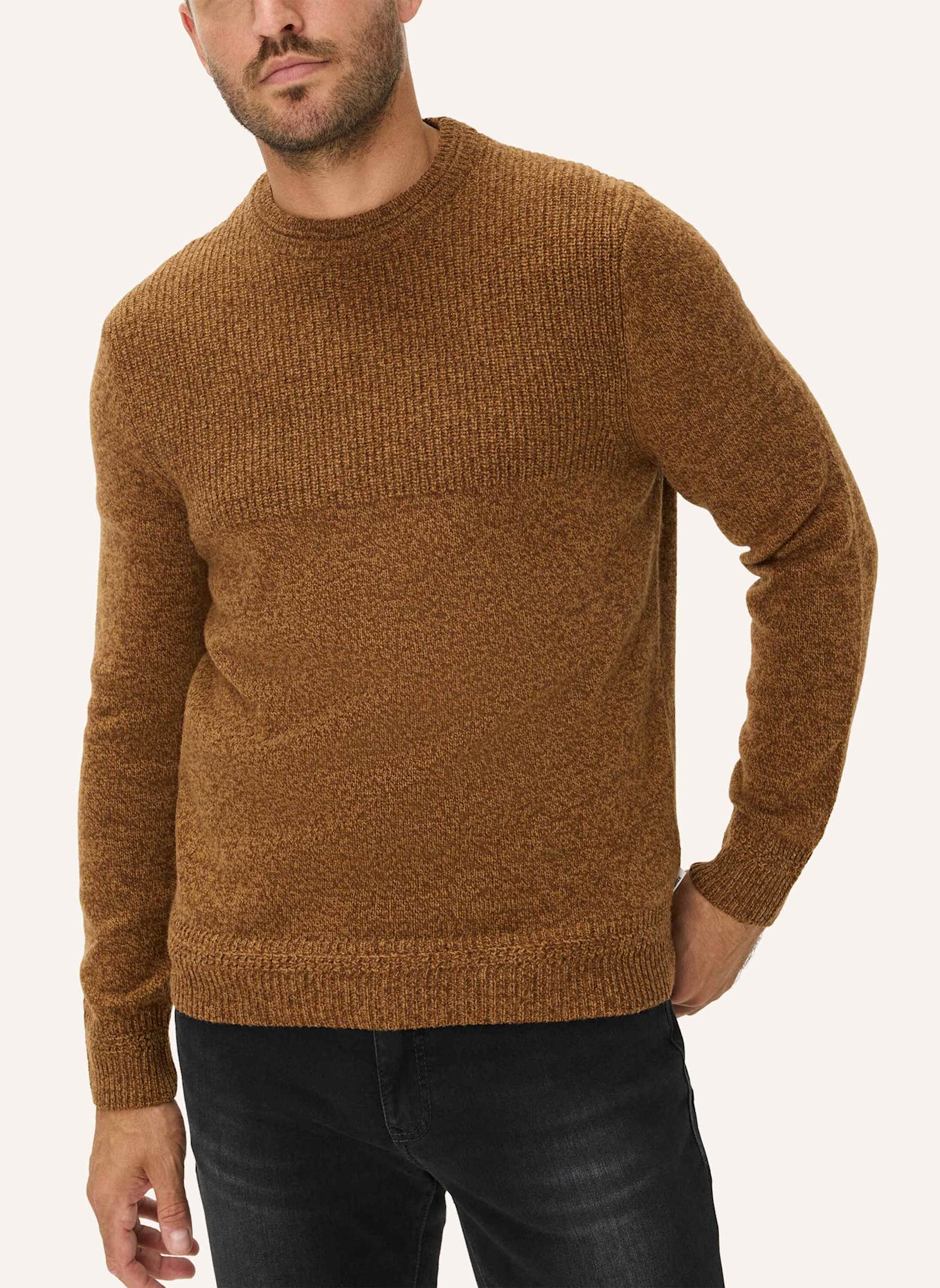 BRAX Strickpullover STYLE RICK: BRAUN