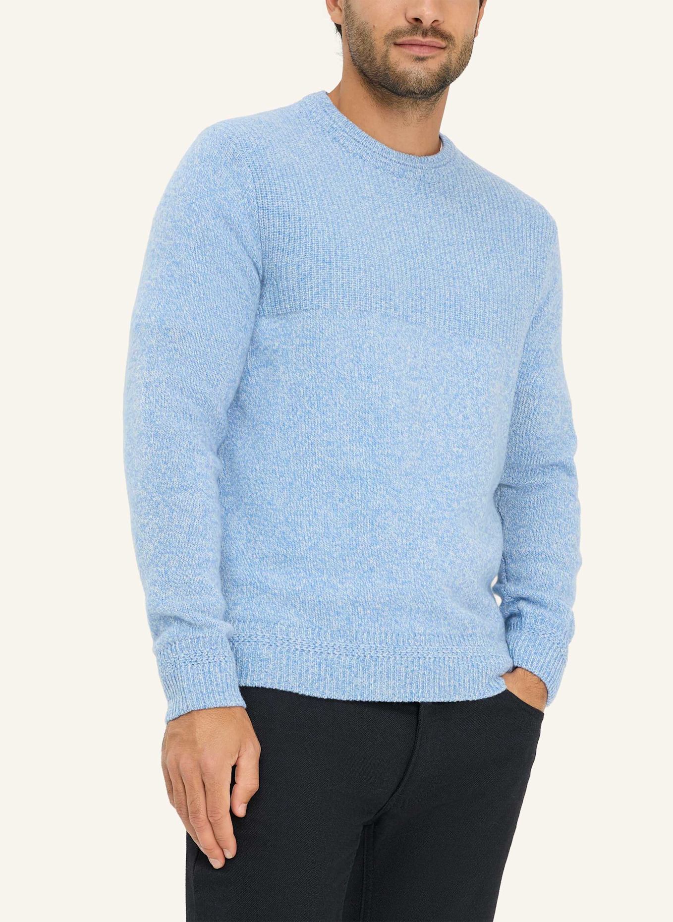 BRAX Strickpullover STYLE RICK: BLAU