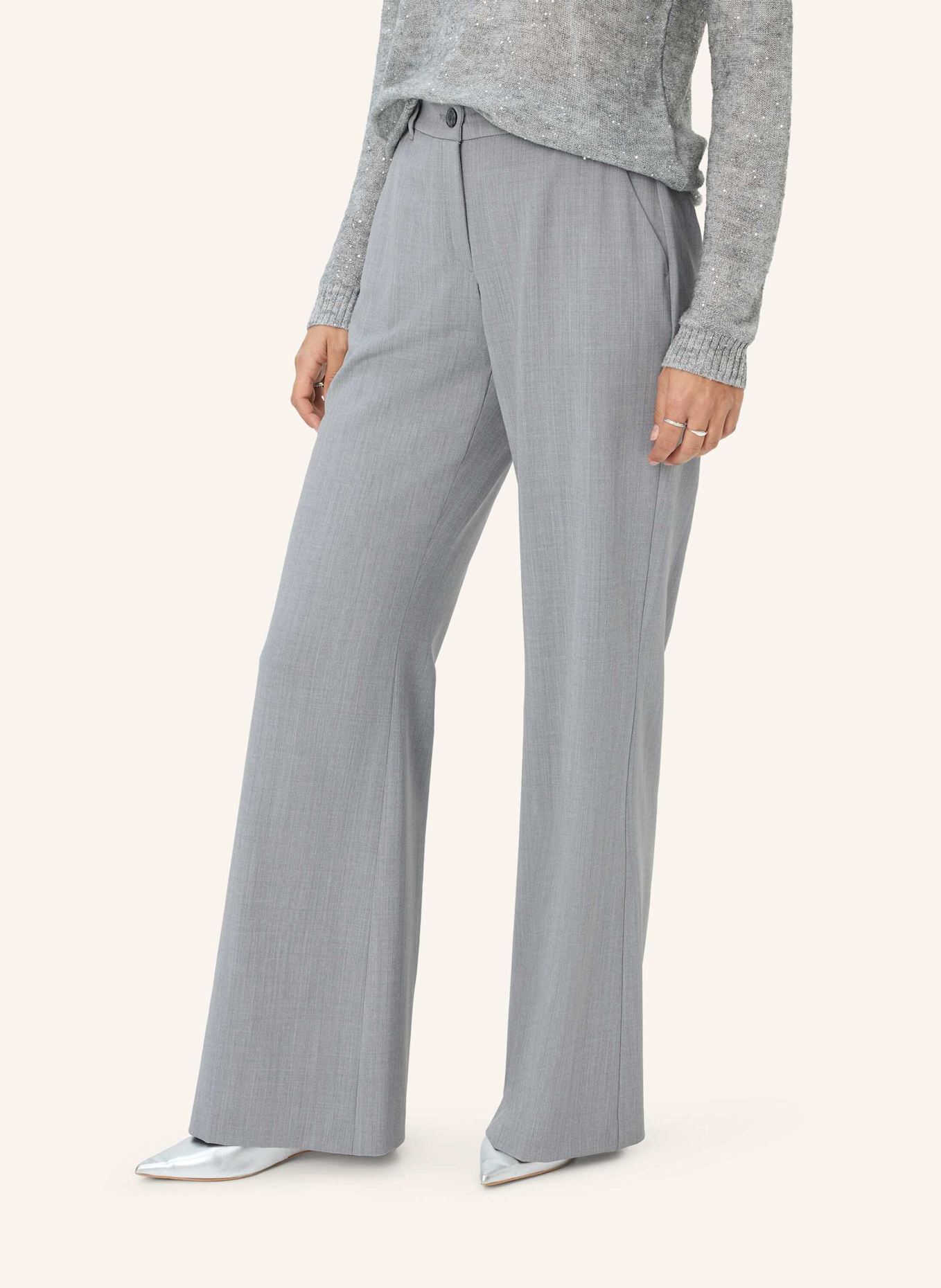 BRAX Palazzohose STYLE MAINE: HELLGRAU