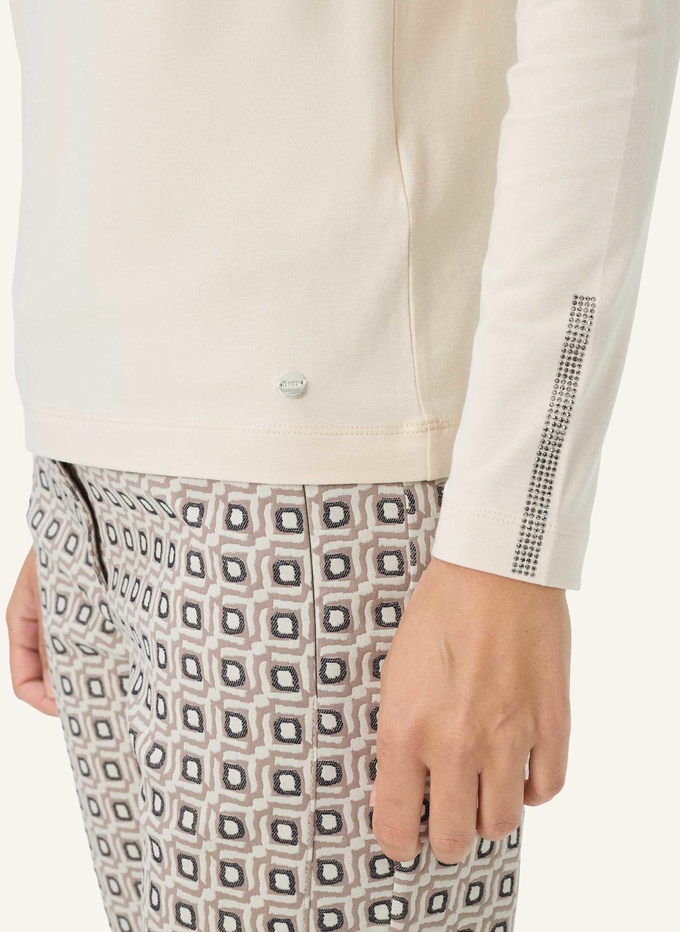 BRAX Rollkragenshirt CARINA L: BEIGE