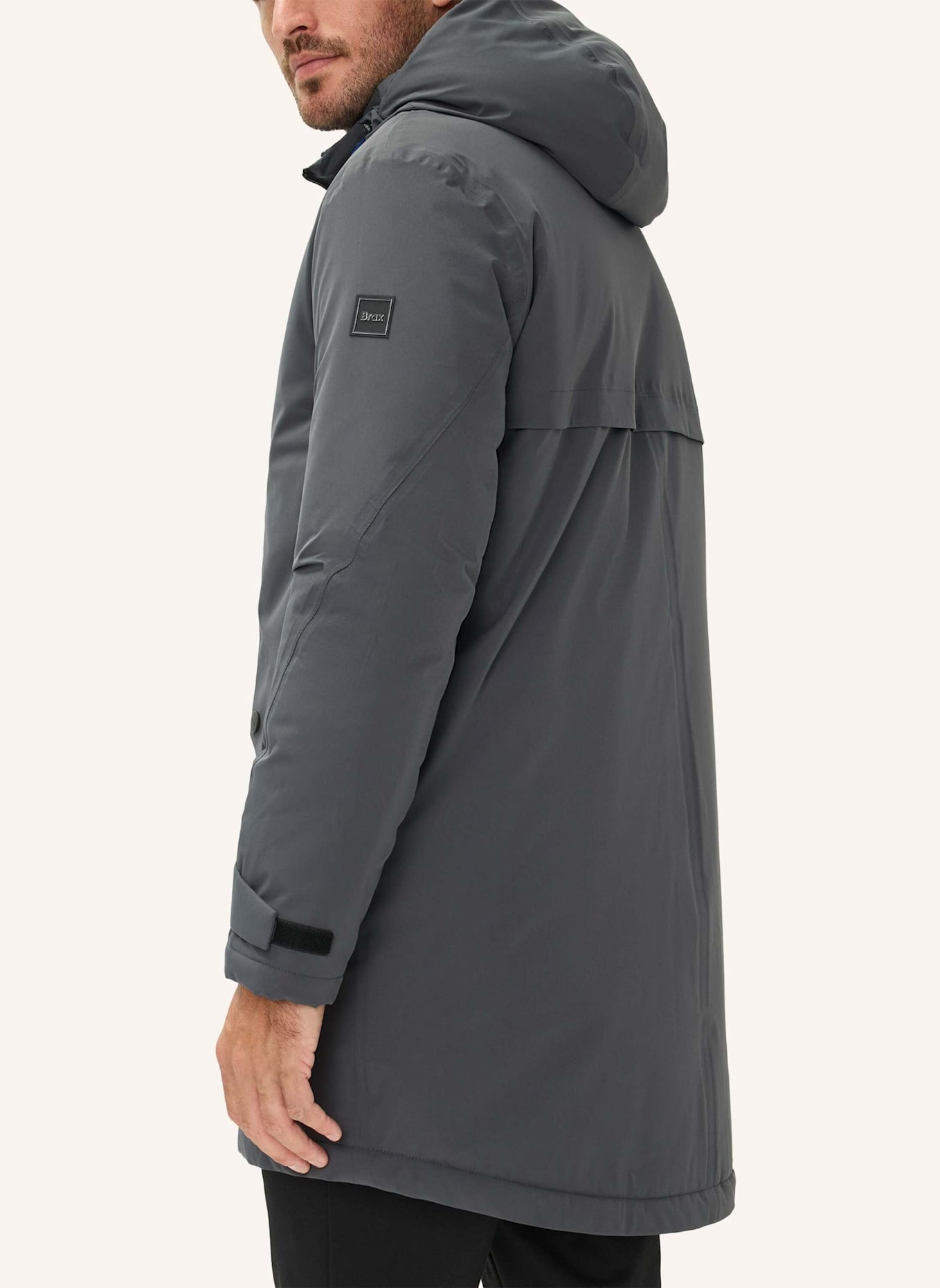 BRAX Parka STYLE LAZIO: DUNKELGRAU