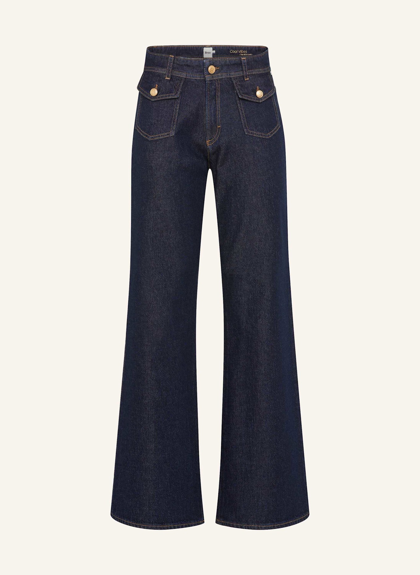 BRAX Palazzohose STYLE MAINE: DUNKELBLAU