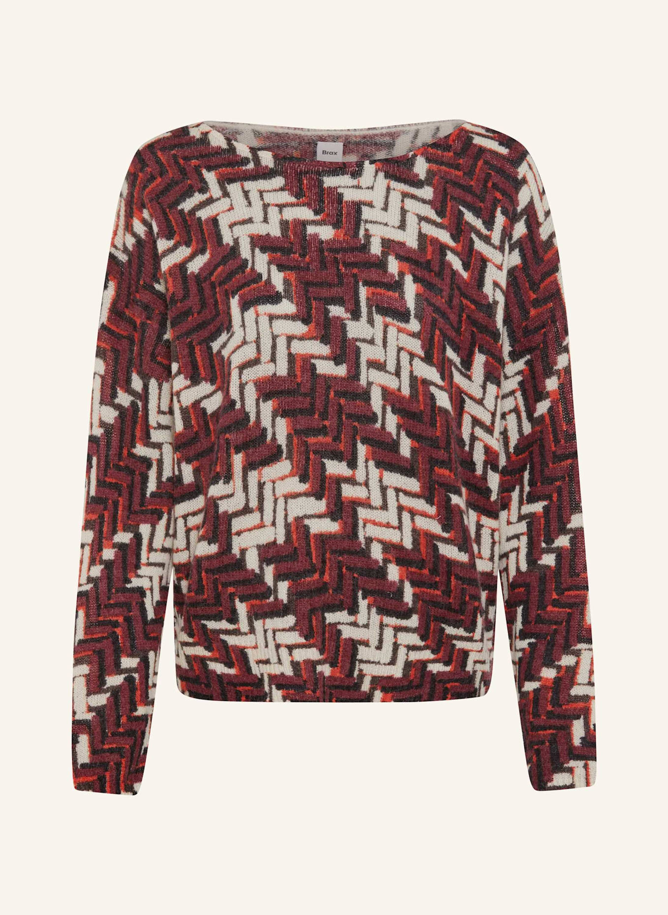 BRAX Strickpullover STYLE LISA: ORANGE