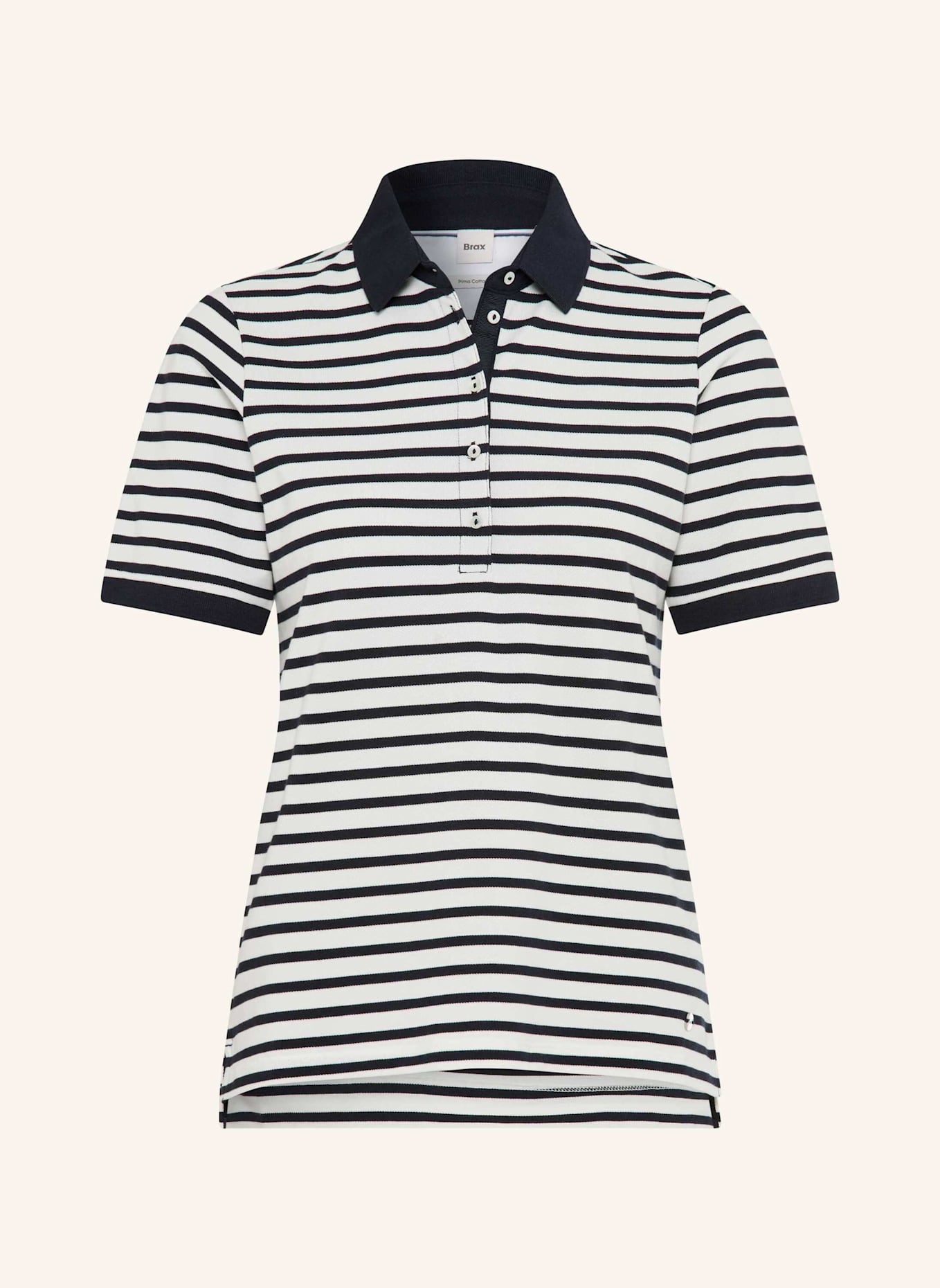 BRAX Piqué-Poloshirt STYLE CLEO: BLAU