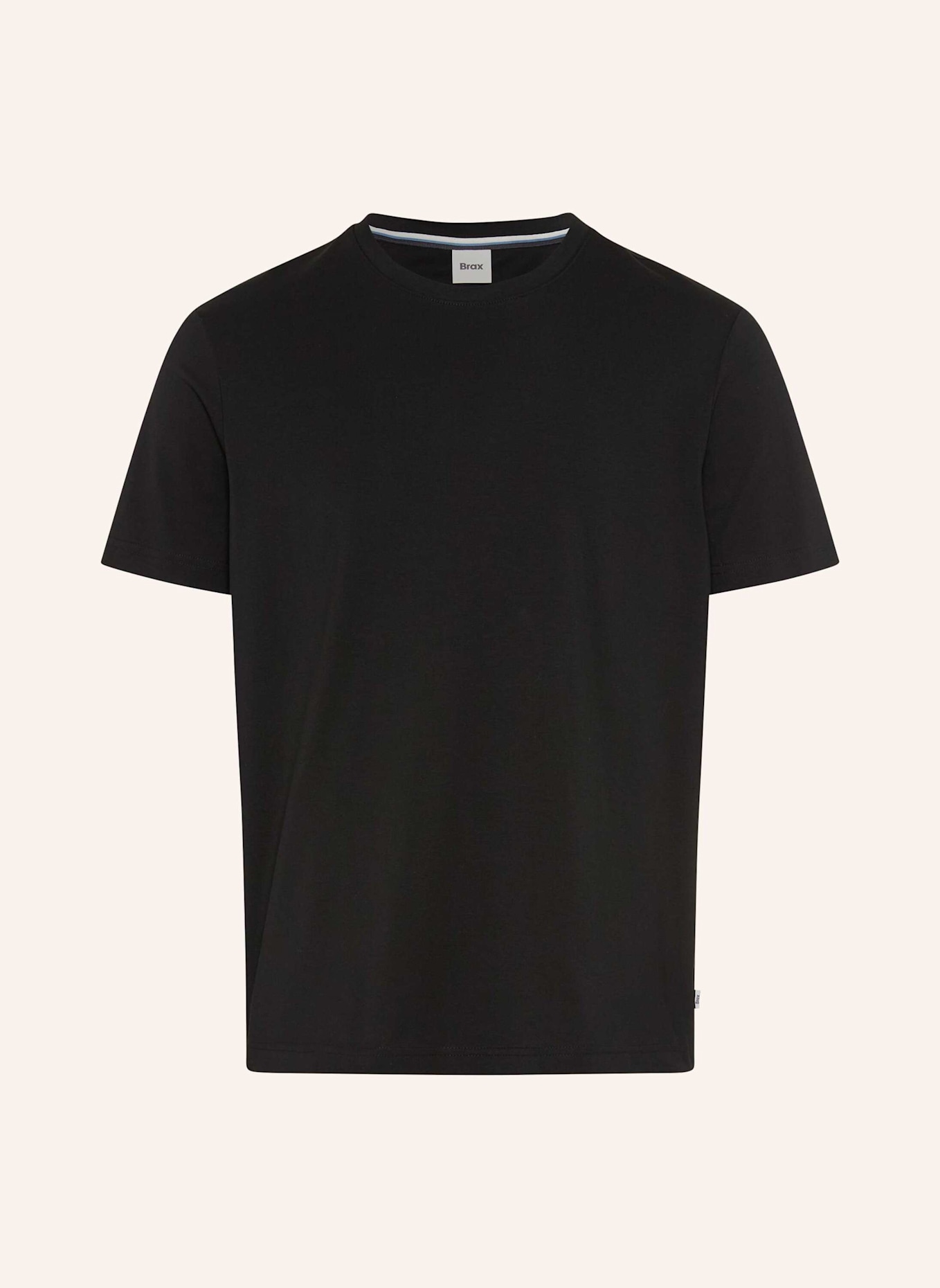 BRAX T-Shirt STYLE TED: SCHWARZ