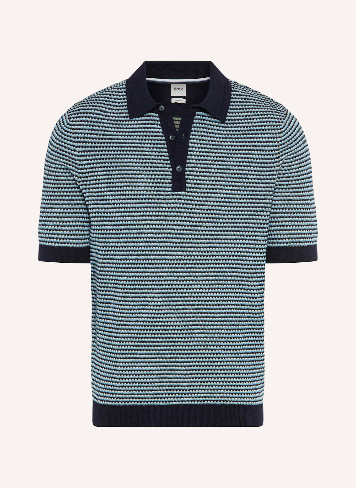 BRAX Strickpullover STYLE PASCAL: BLAU