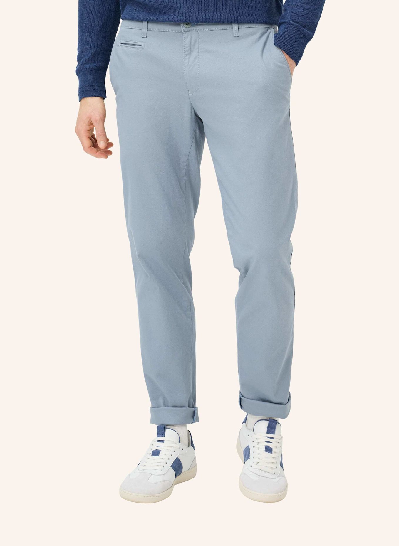 BRAX Flatfronthose|Chino STYLE FABIO IN: BLAUGRAU
