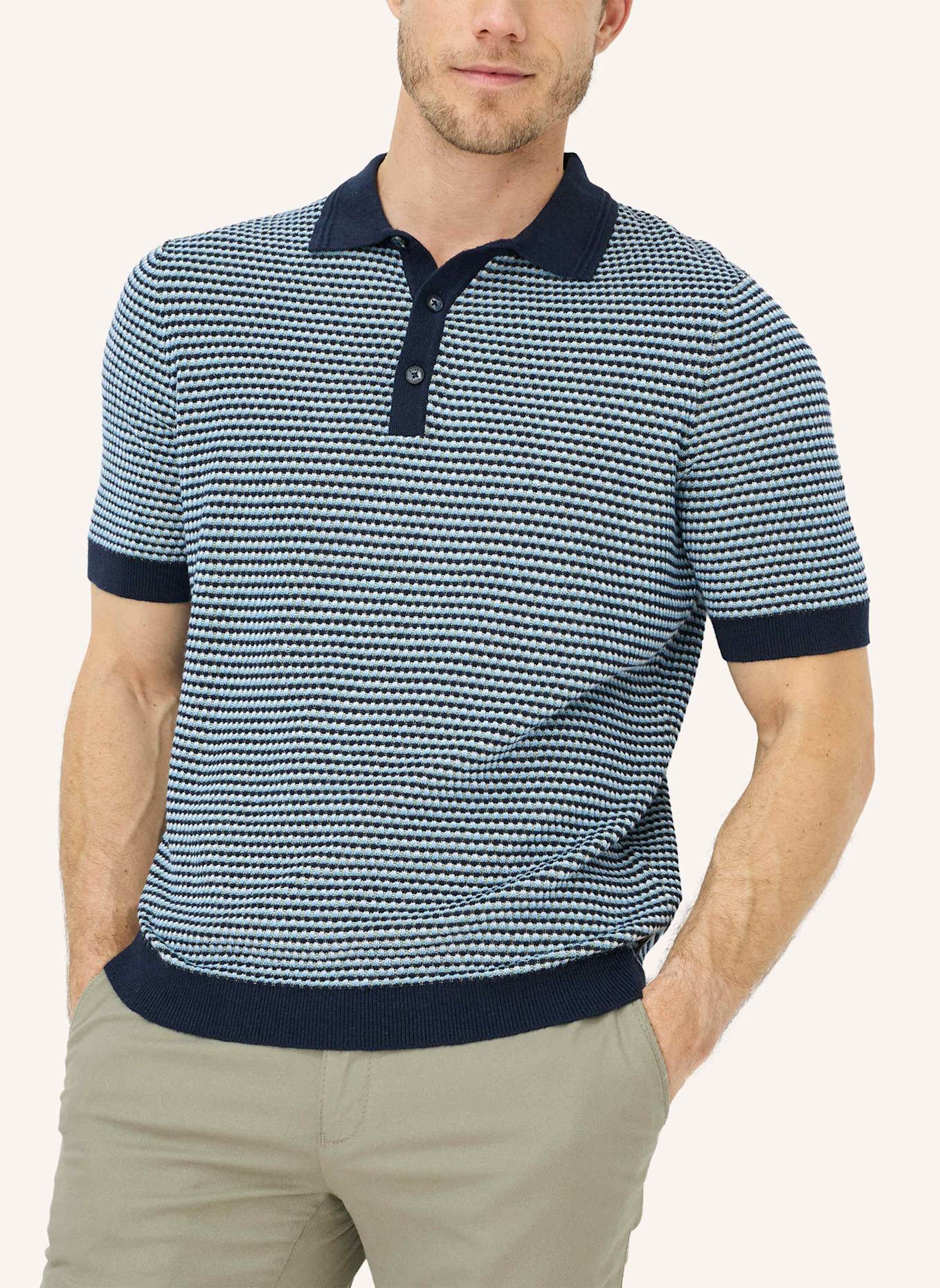 BRAX Strickpullover STYLE PASCAL: BLAU