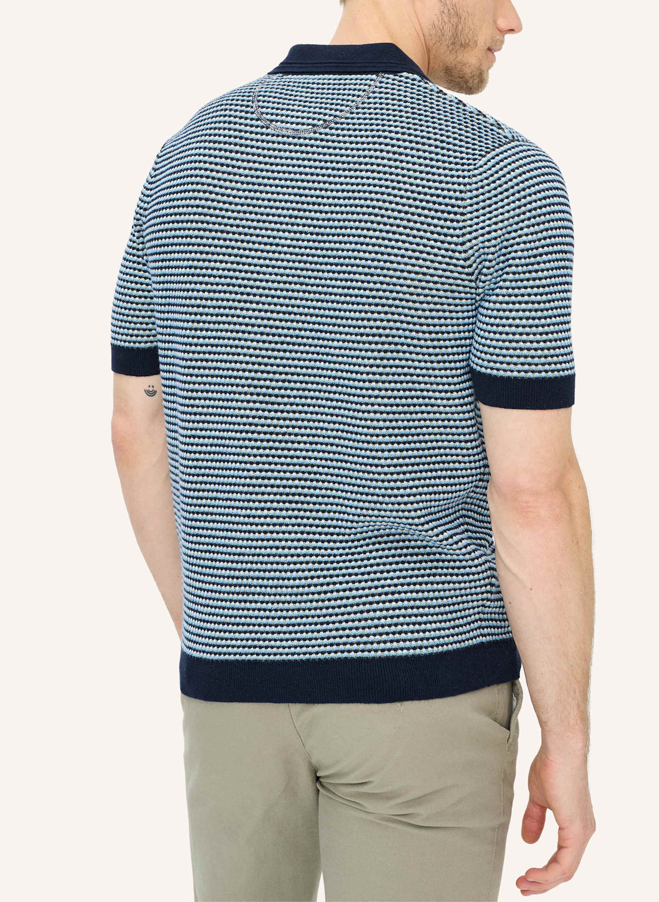 BRAX Strickpullover STYLE PASCAL: BLAU