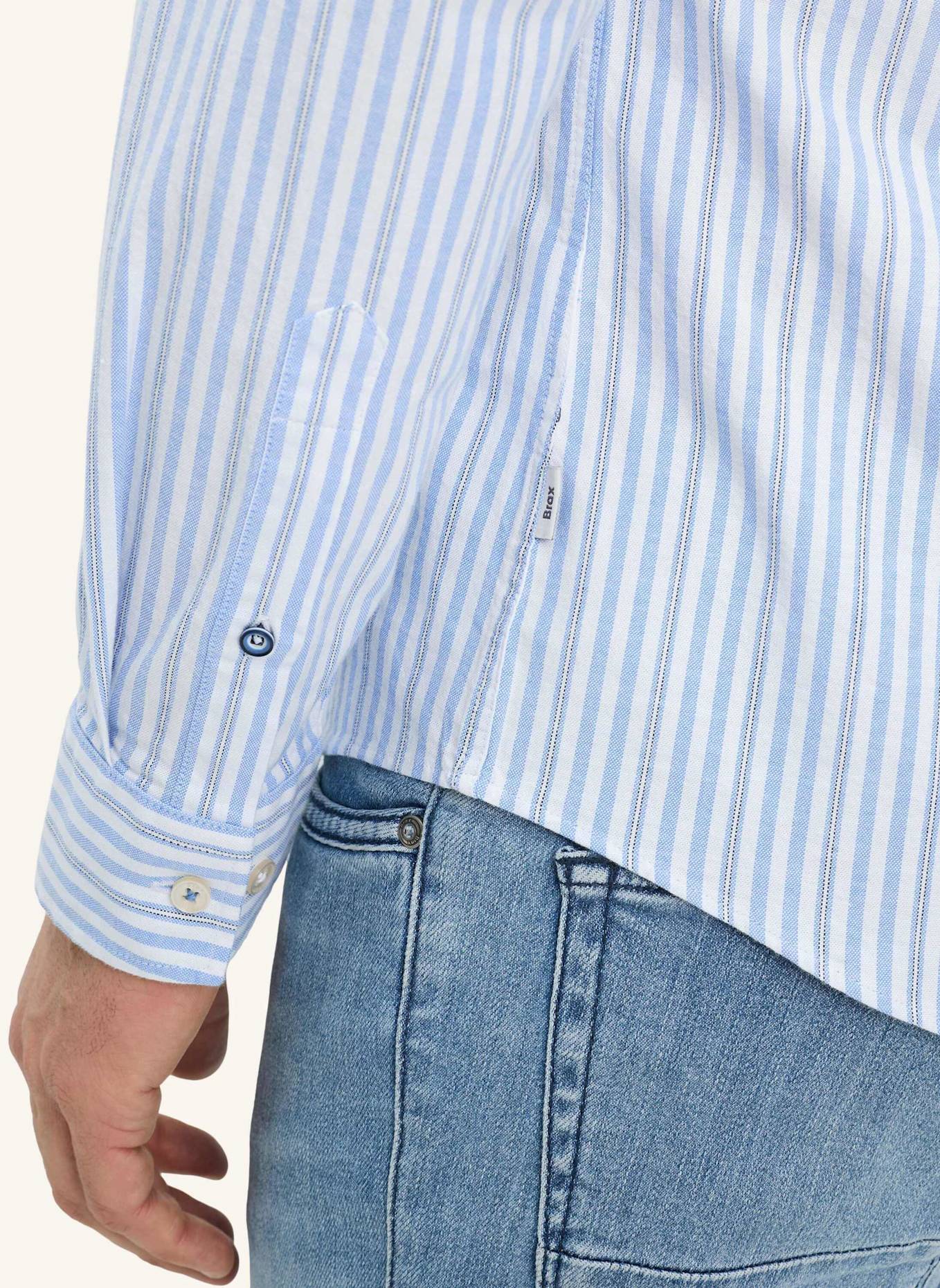 BRAX Hemd STYLE DANIEL: BLAU