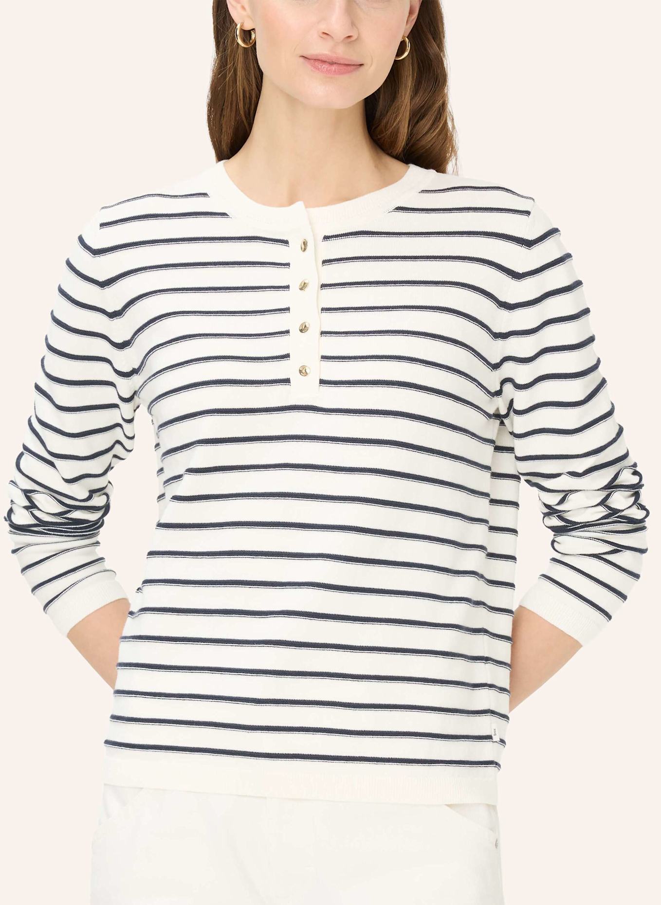 BRAX Strickpullover STYLE LUCY: BLAU