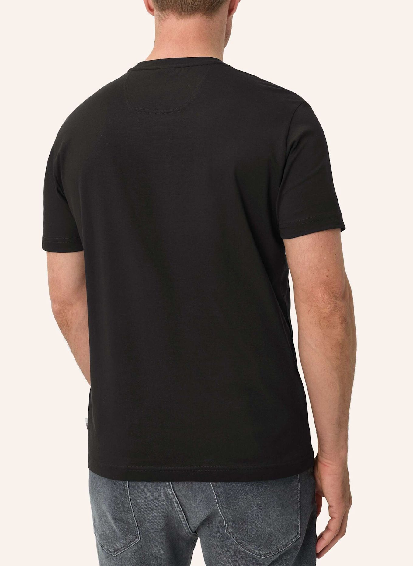 BRAX T-Shirt STYLE TED: SCHWARZ