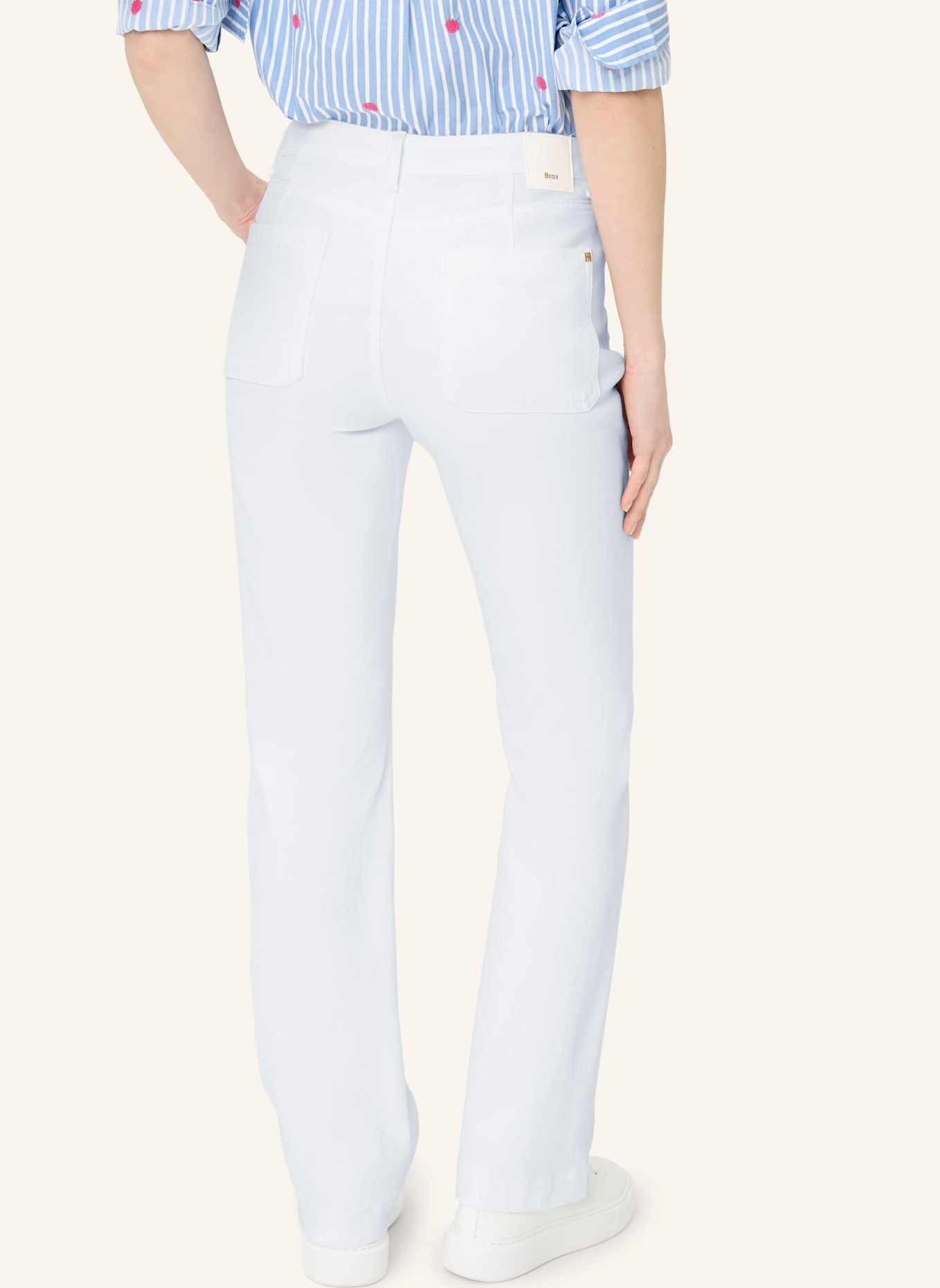 BRAX Style Mary Jeans 5 Tasche In Thermo Denim – Panna, Slim Fit, 32W/30L Donna