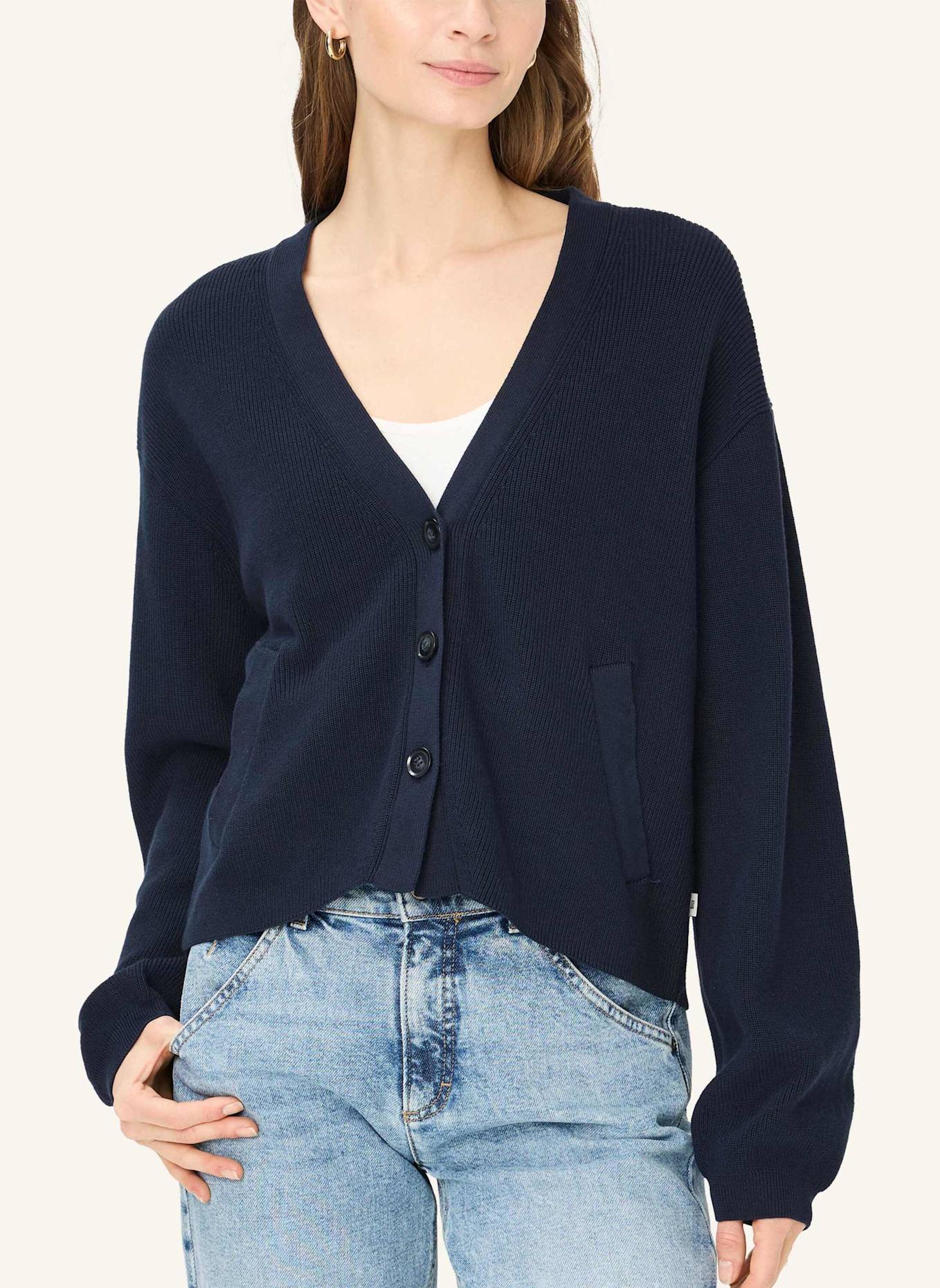 BRAX Strickjacke STYLE ANIQUE: BLAU