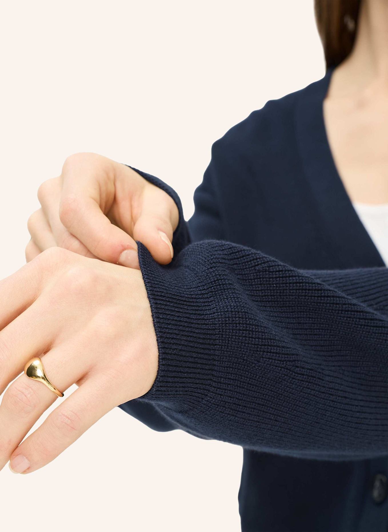 BRAX Strickjacke STYLE ANIQUE: BLAU