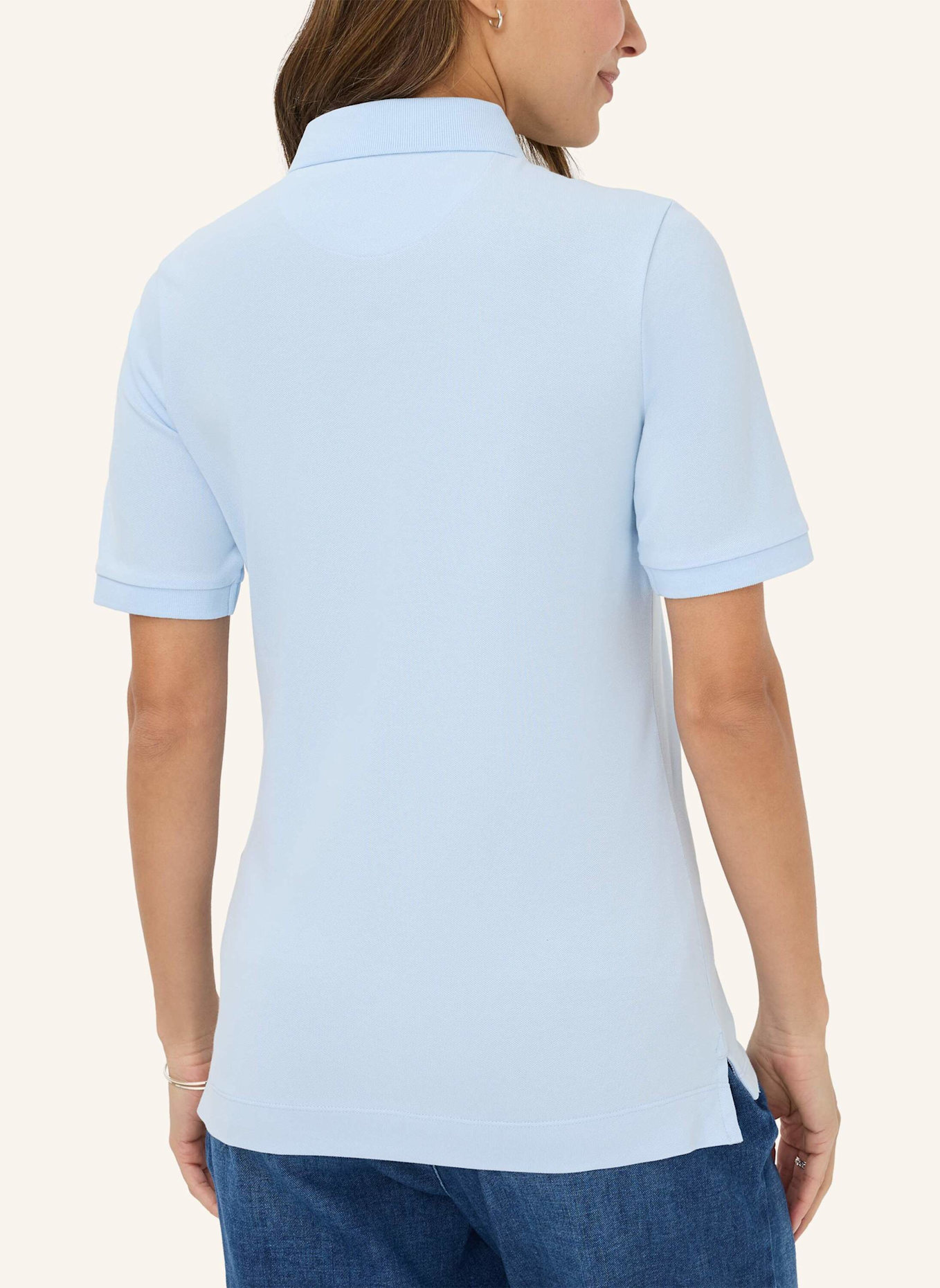 BRAX Piqué-Poloshirt STYLE CLEO: HELLBLAU