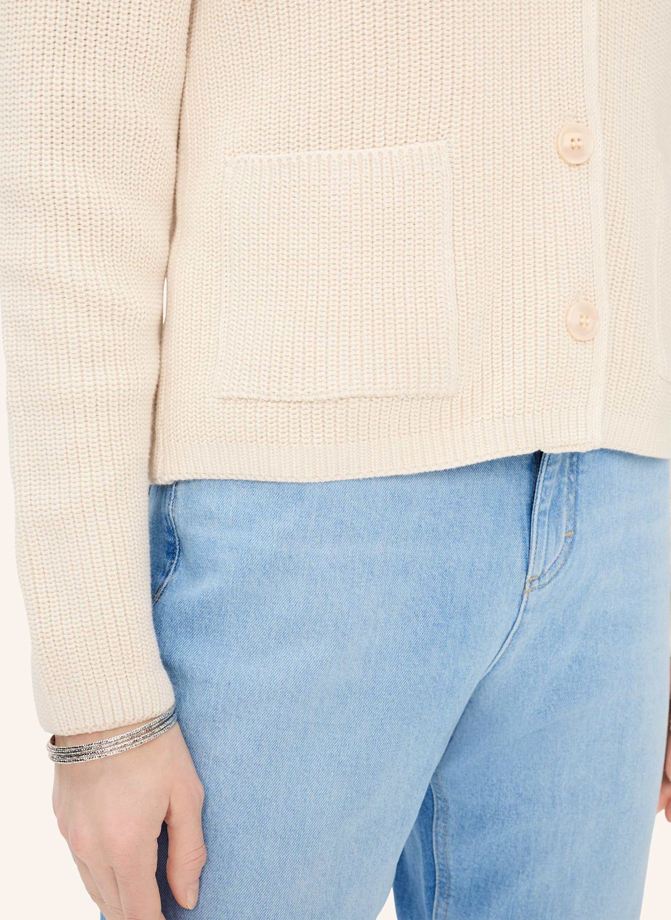 BRAX Strickjacke STYLE AMI: BEIGE