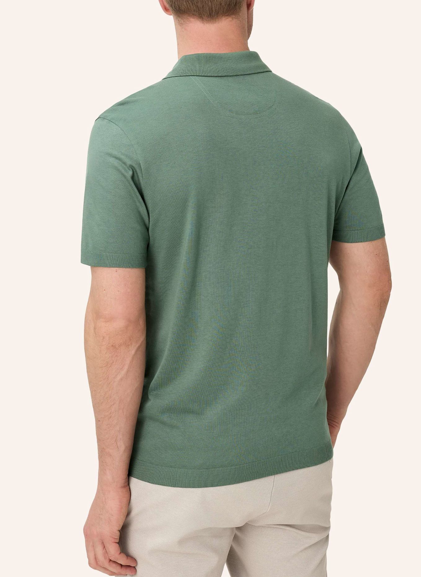 BRAX Poloshirt STYLE PARVIS: DUNKELGRÜN