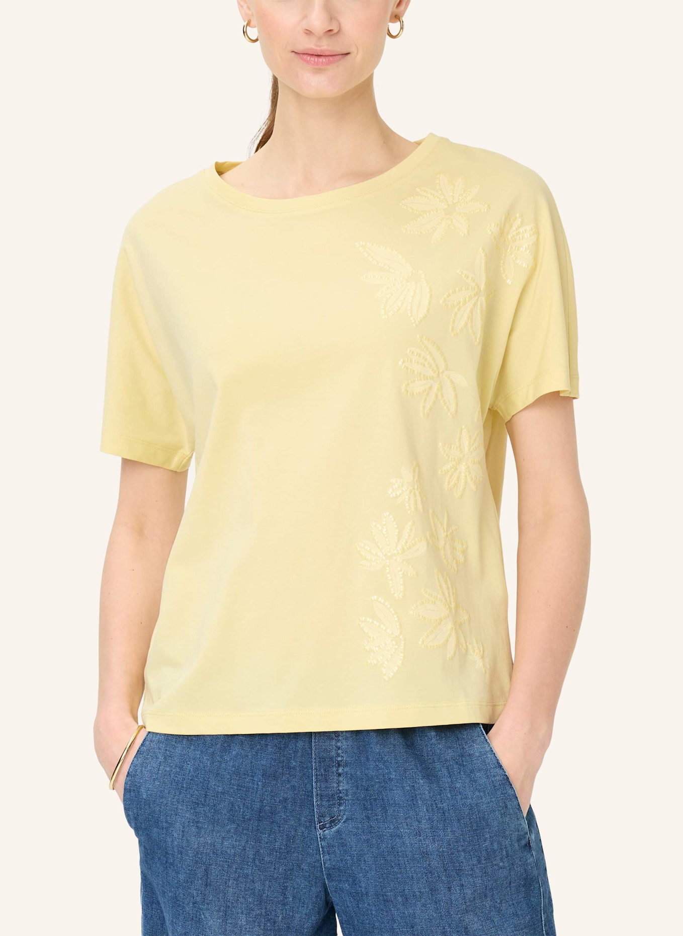 BRAX T-Shirt STYLE CAELEN S: GELB