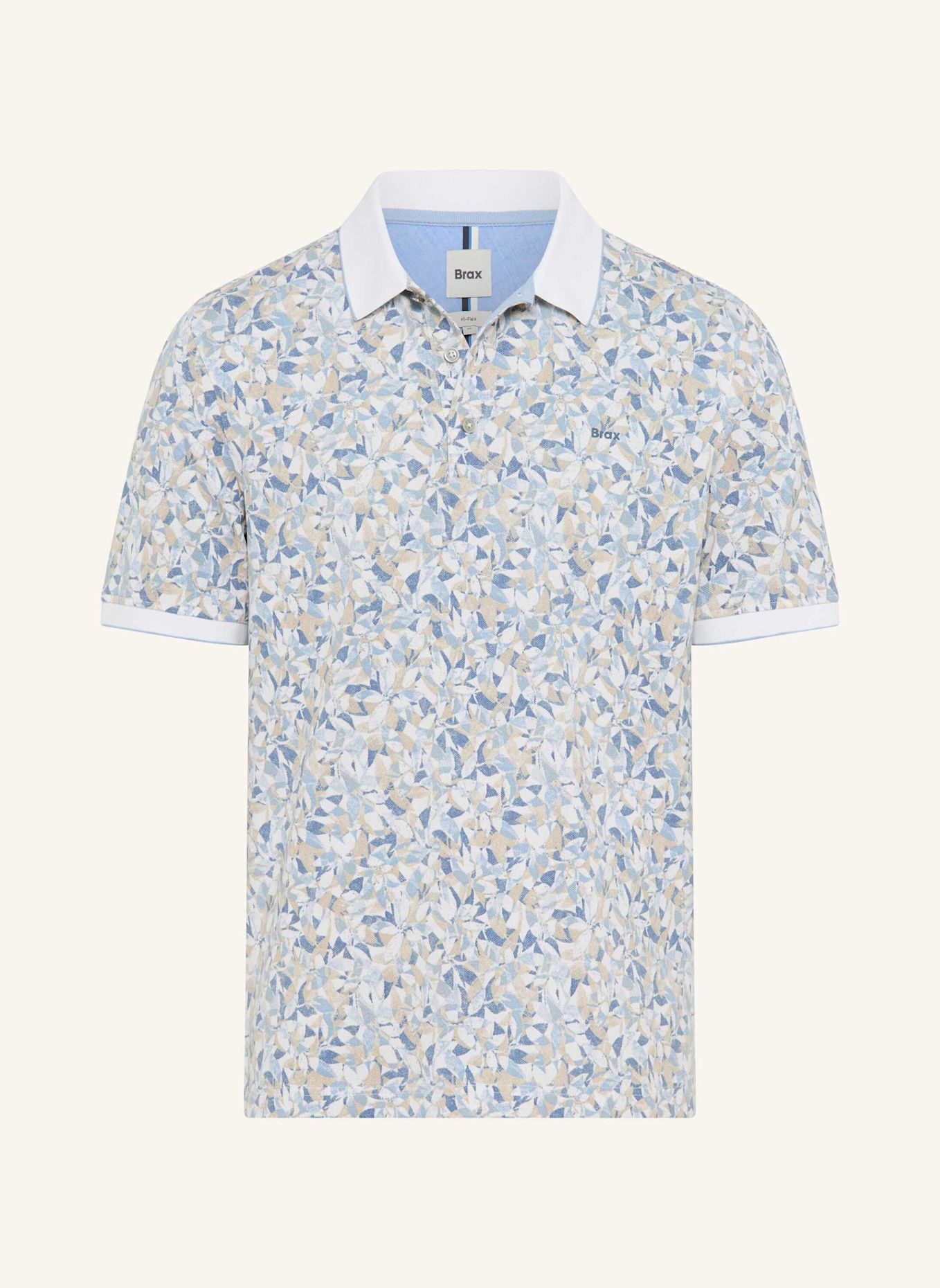 BRAX Poloshirt STYLE PETE: WEISS