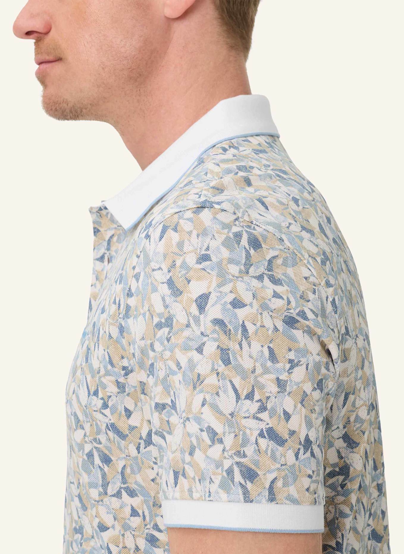 BRAX Poloshirt STYLE PETE: WEISS