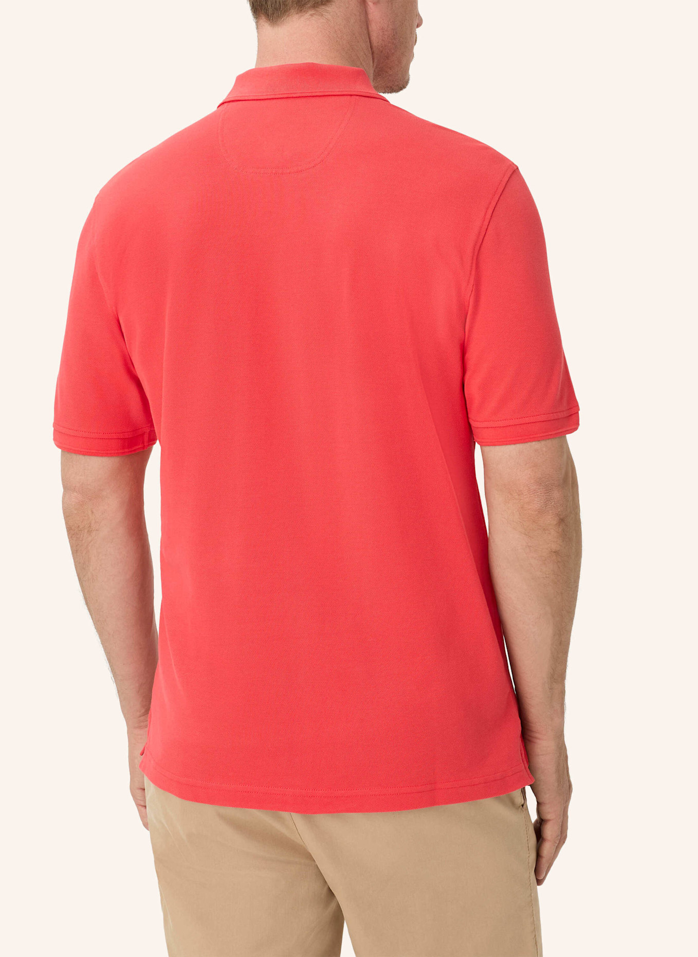 BRAX Piqué-Poloshirt STYLE PETE: ROT