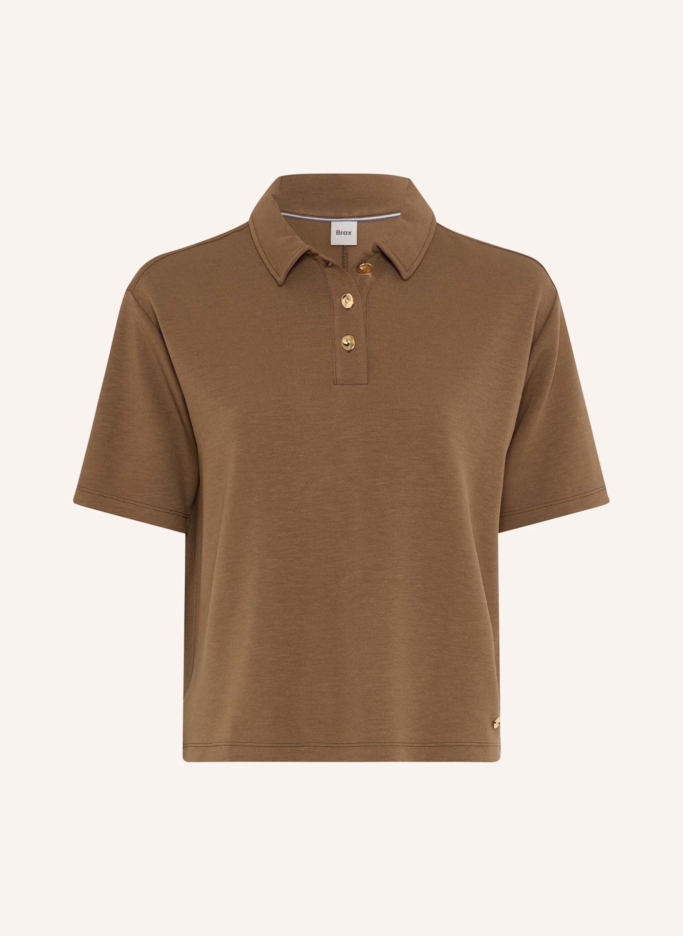 BRAX Poloshirt STYLE CARA S: BRAUN