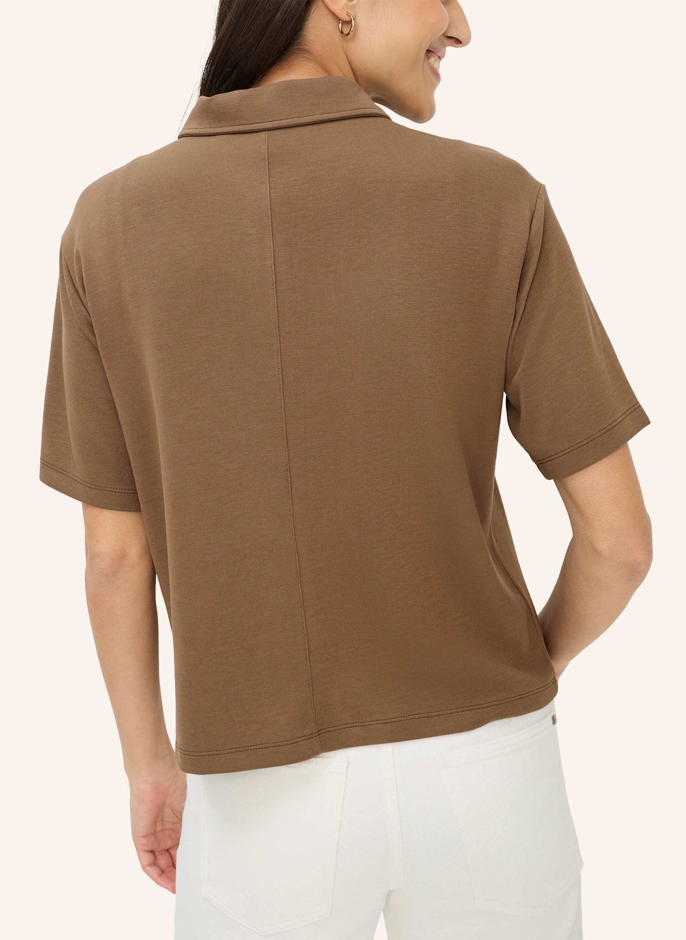 BRAX Poloshirt STYLE CARA S: BRAUN