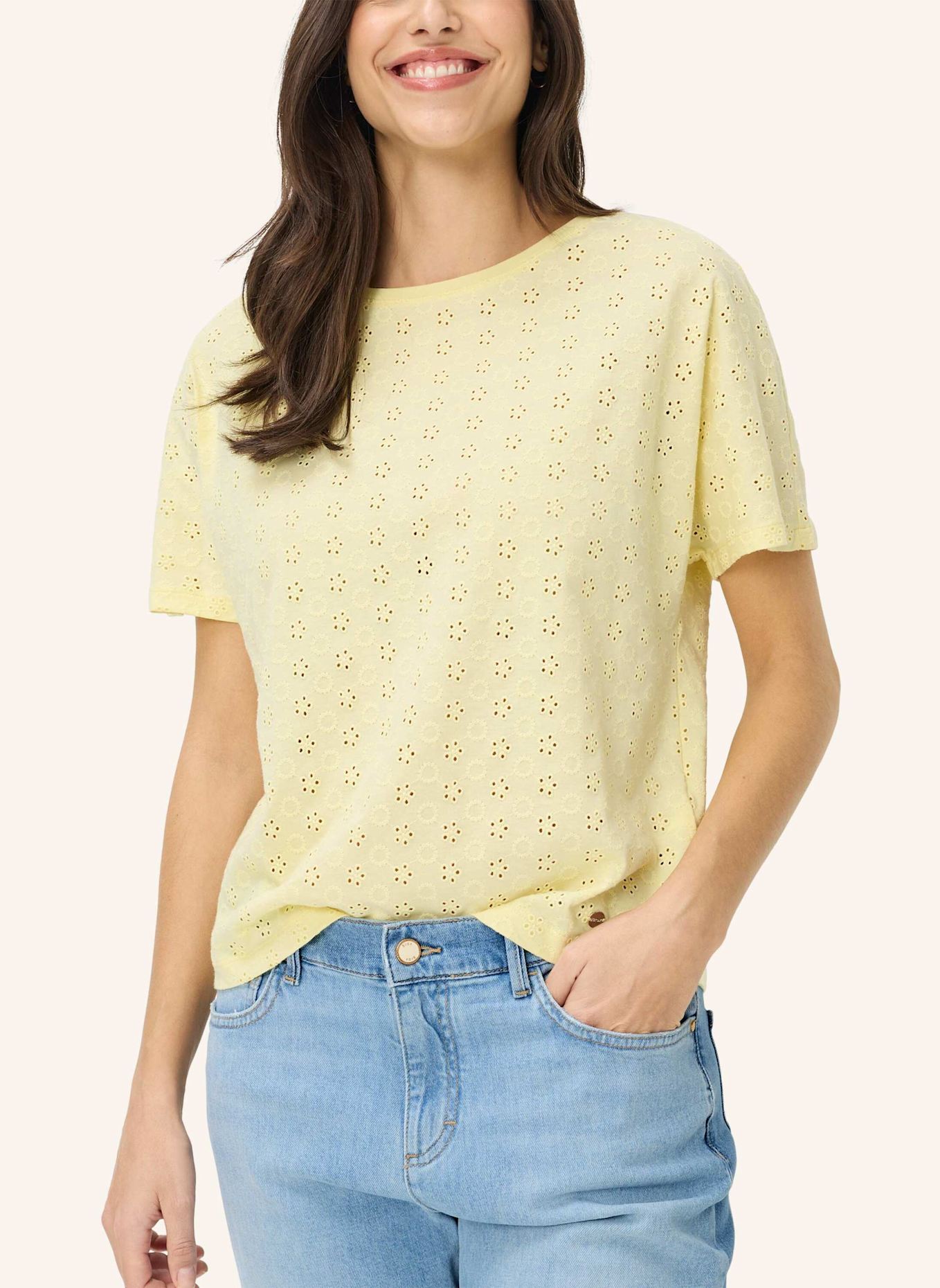 BRAX T-Shirt STYLE CAELEN S: GELB