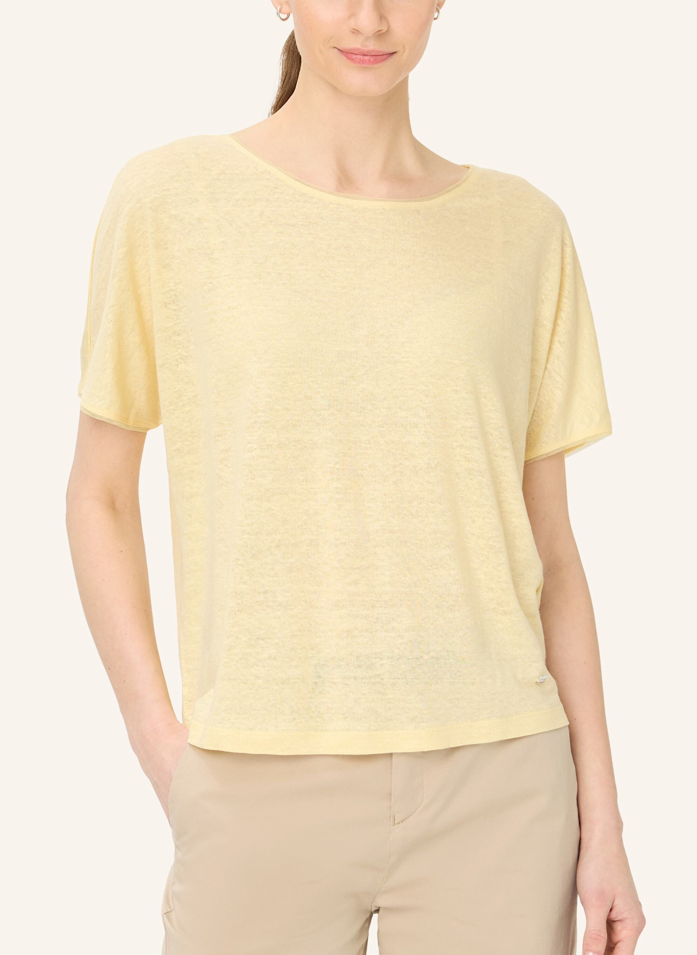 BRAX T-Shirt STYLE CAELEN S: GELB