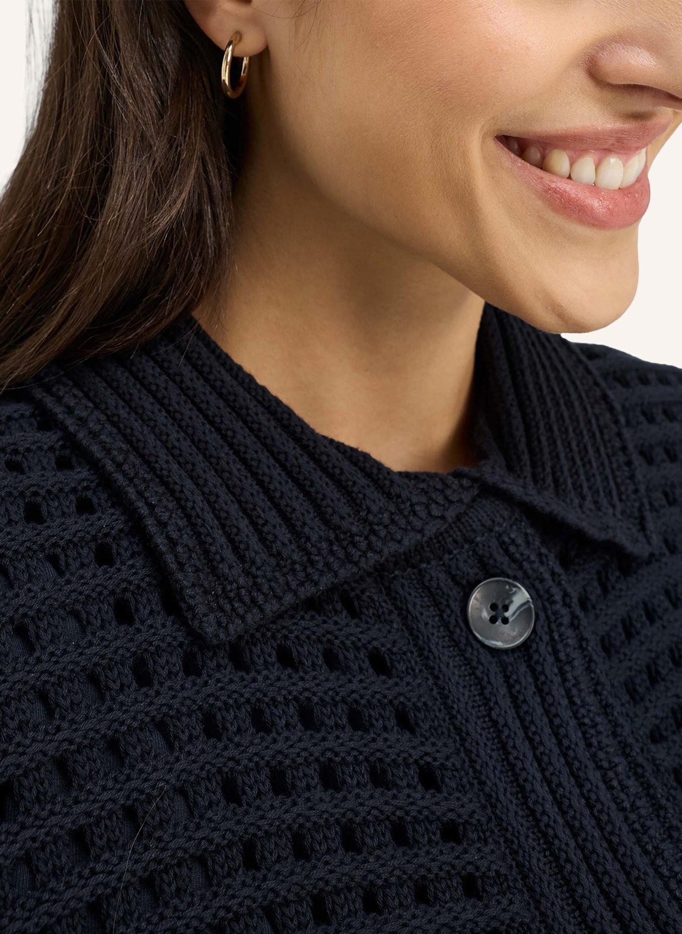 BRAX Strickjacke STYLE AMI: BLAU