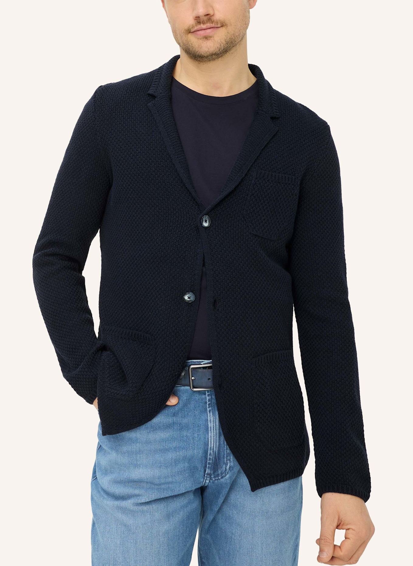 BRAX Strickjacke STYLE JASPER: BLAU
