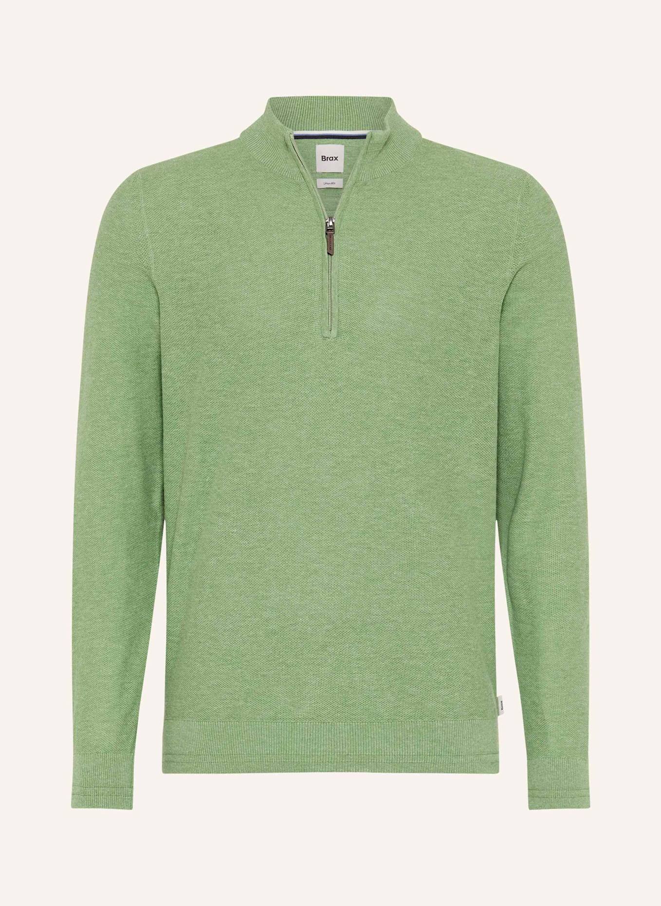 BRAX Pullover STYLE STEFFEN: GRÜN