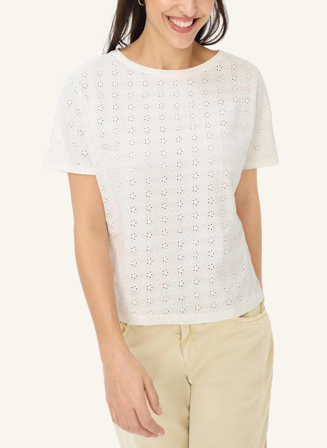 BRAX T-Shirt STYLE CAELEN S: BEIGE