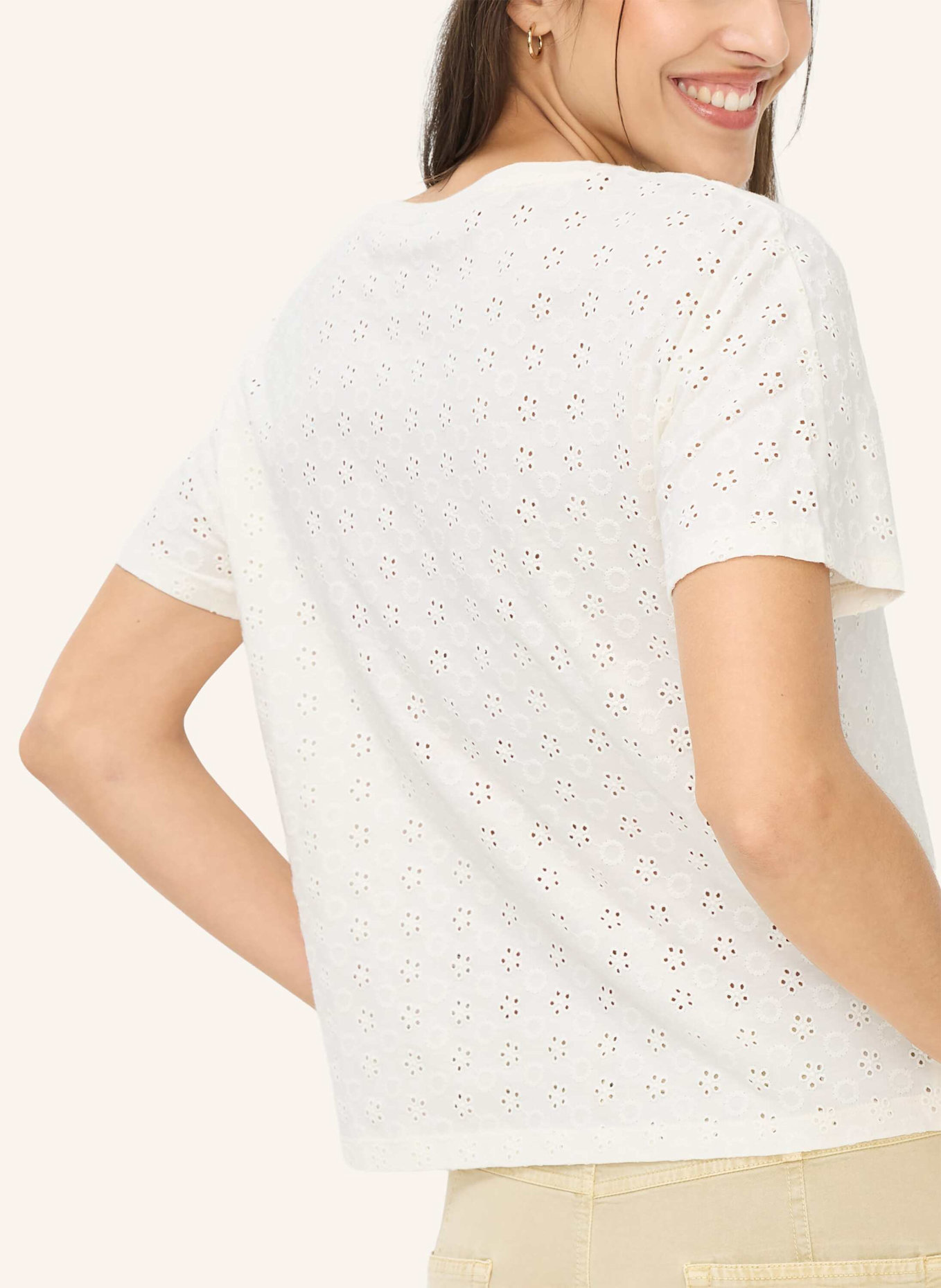 BRAX T-Shirt STYLE CAELEN S: BEIGE