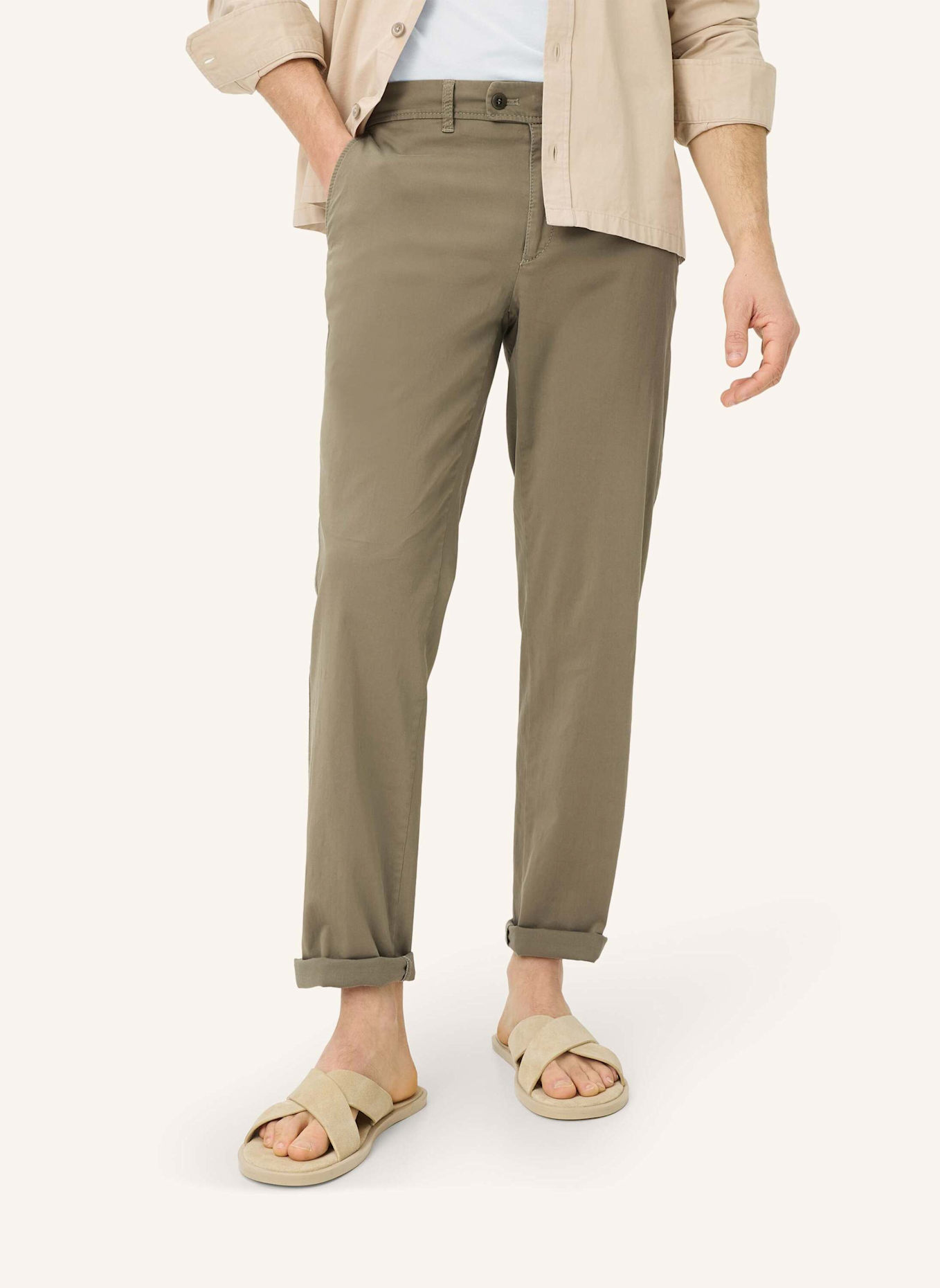 BRAX Chino STYLE EVANS: DUNKELGRÜN