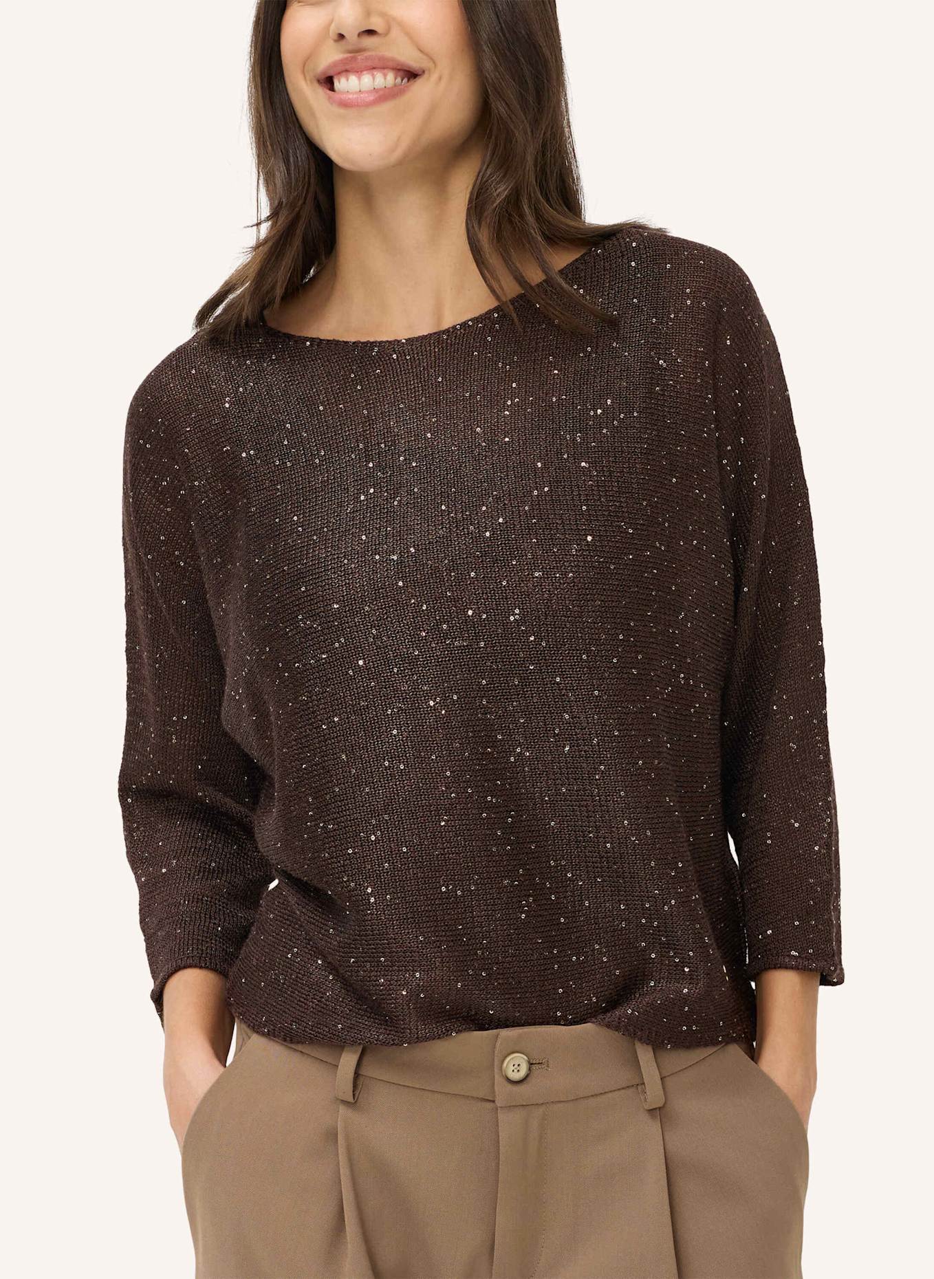 BRAX Pullover STYLE NALA: BRAUN