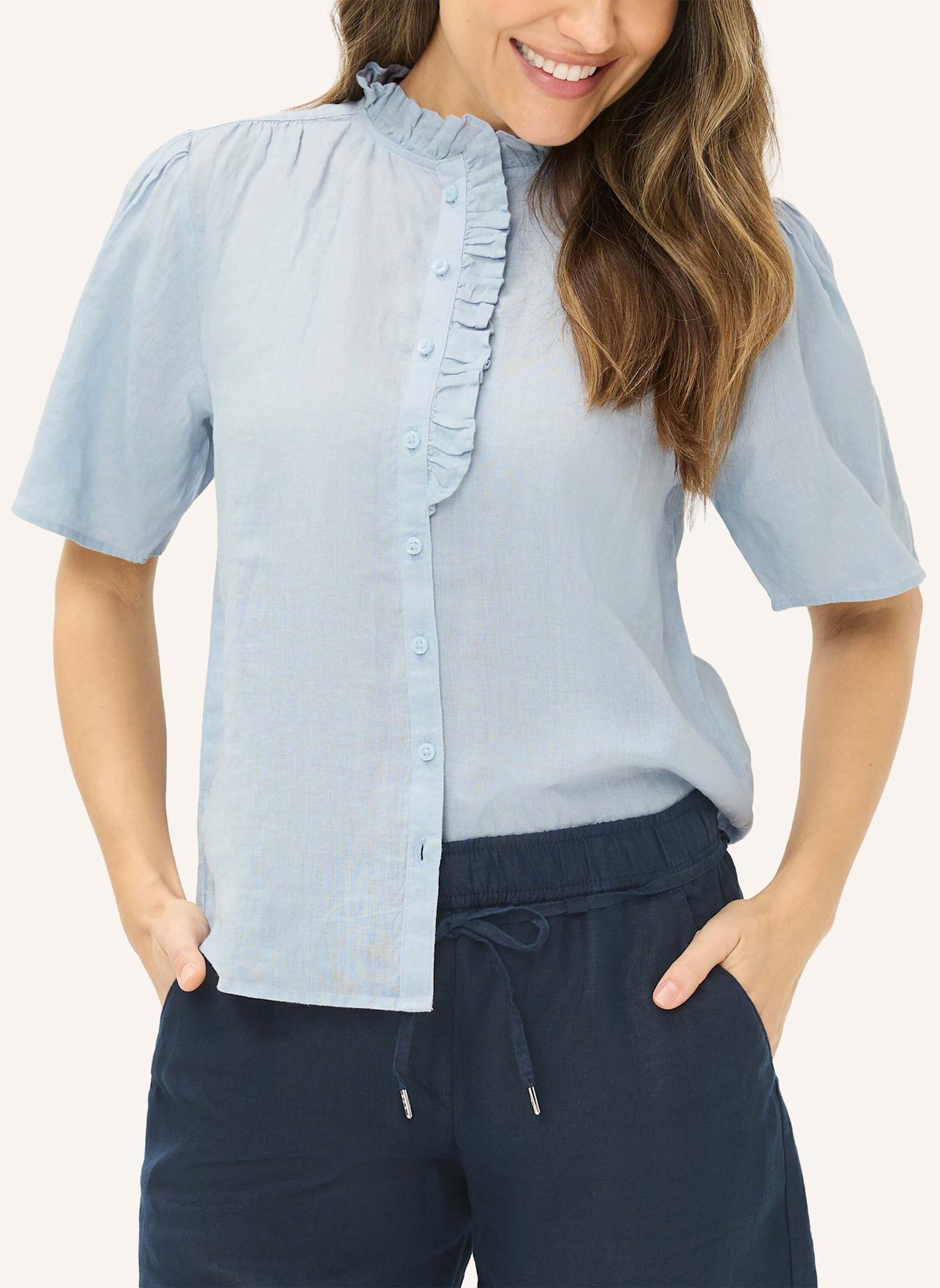 BRAX Bluse STYLE VIVE: BLAU