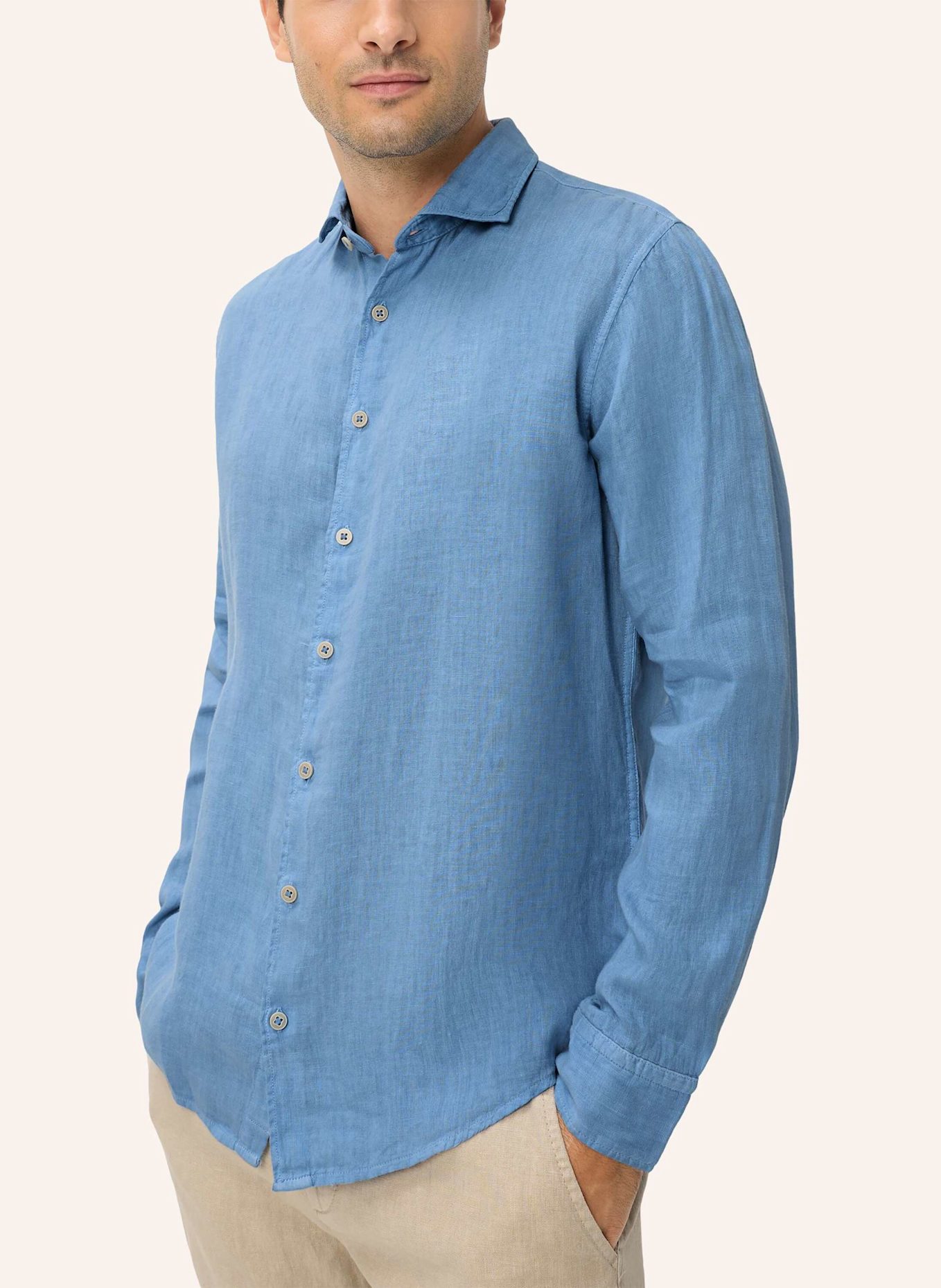 BRAX Hemd STYLE HAROLD: BLAU