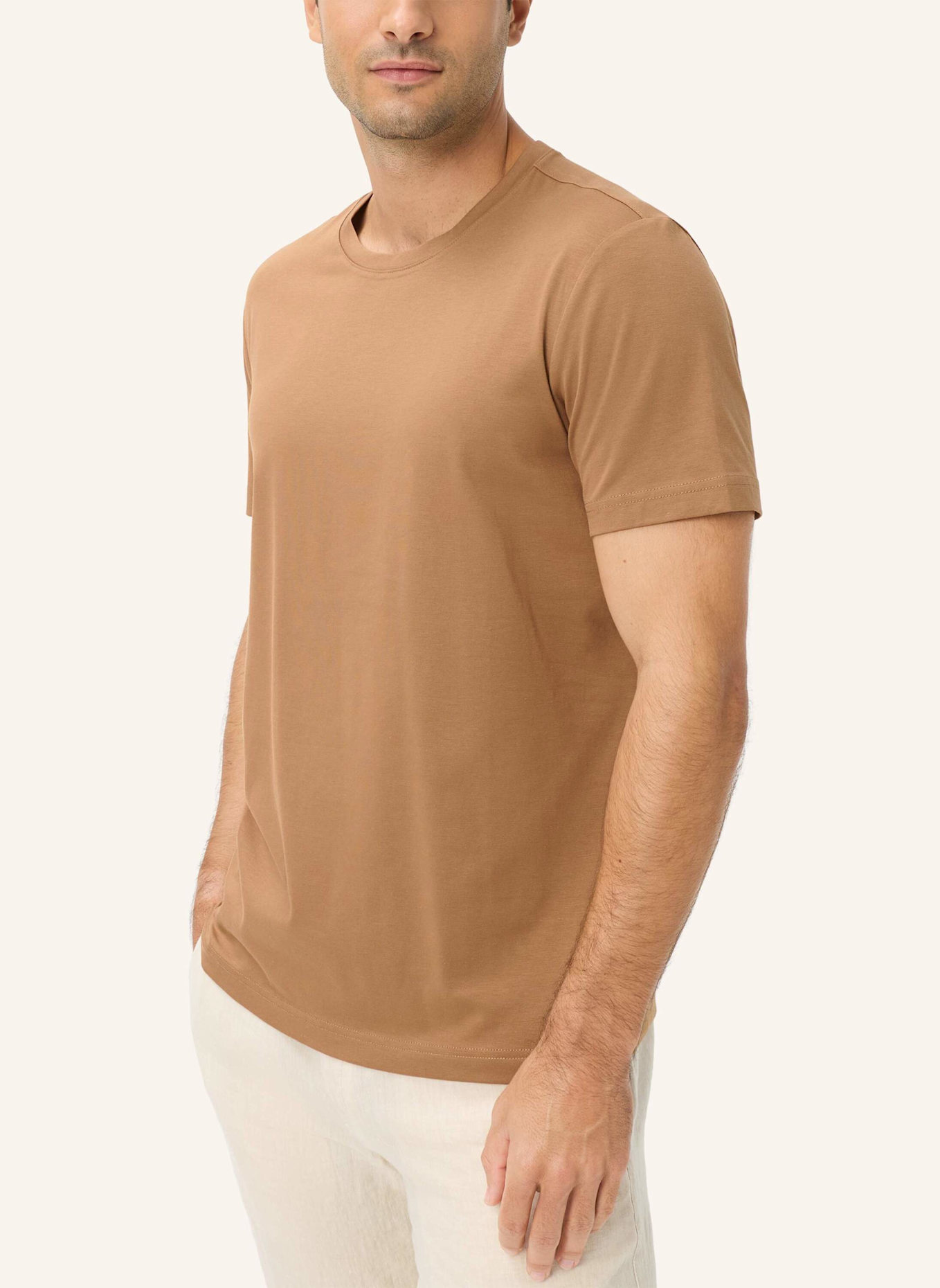 BRAX T-Shirt STYLE TED: BRAUN