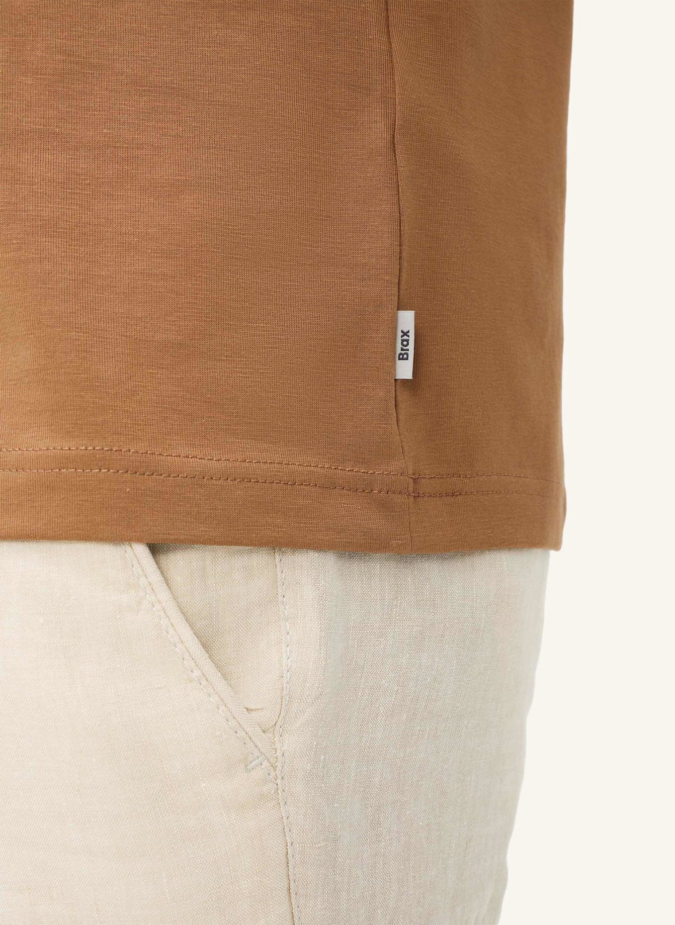 BRAX T-Shirt STYLE TED: BRAUN