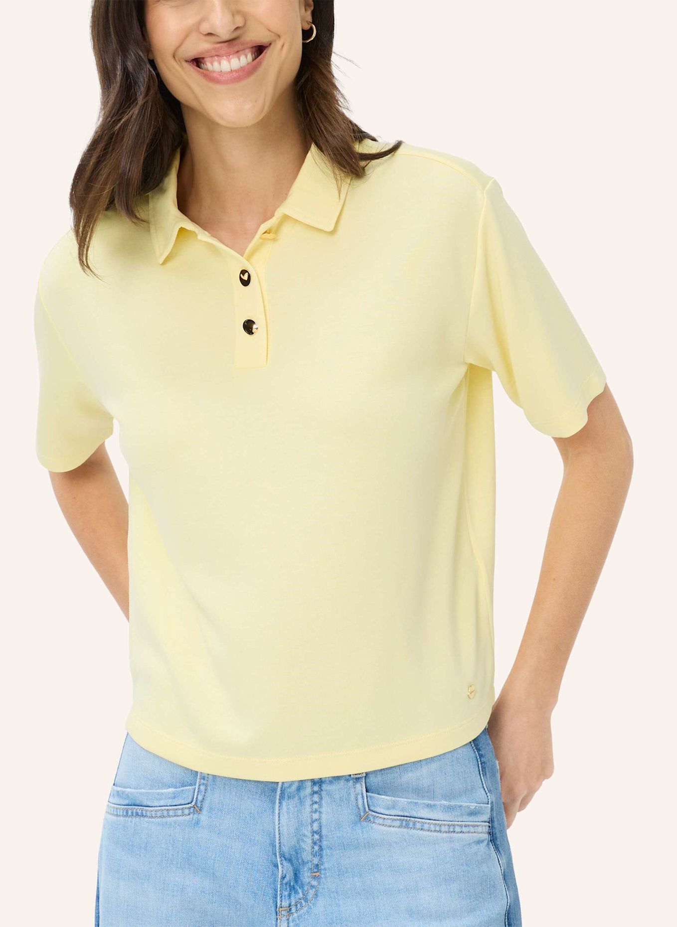 BRAX Poloshirt STYLE CARA S: GELB