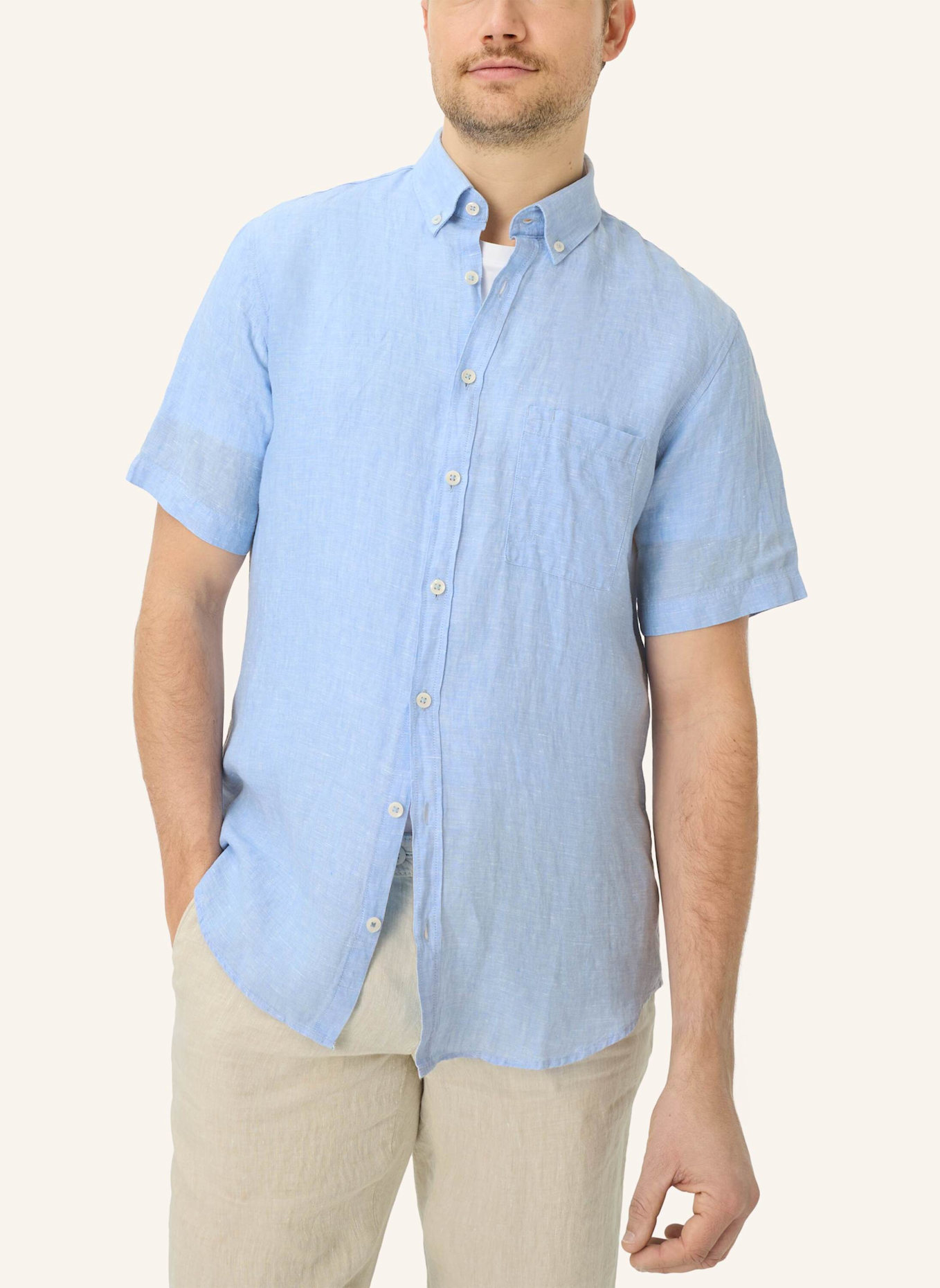 BRAX Hemd STYLE DAN: BLAU