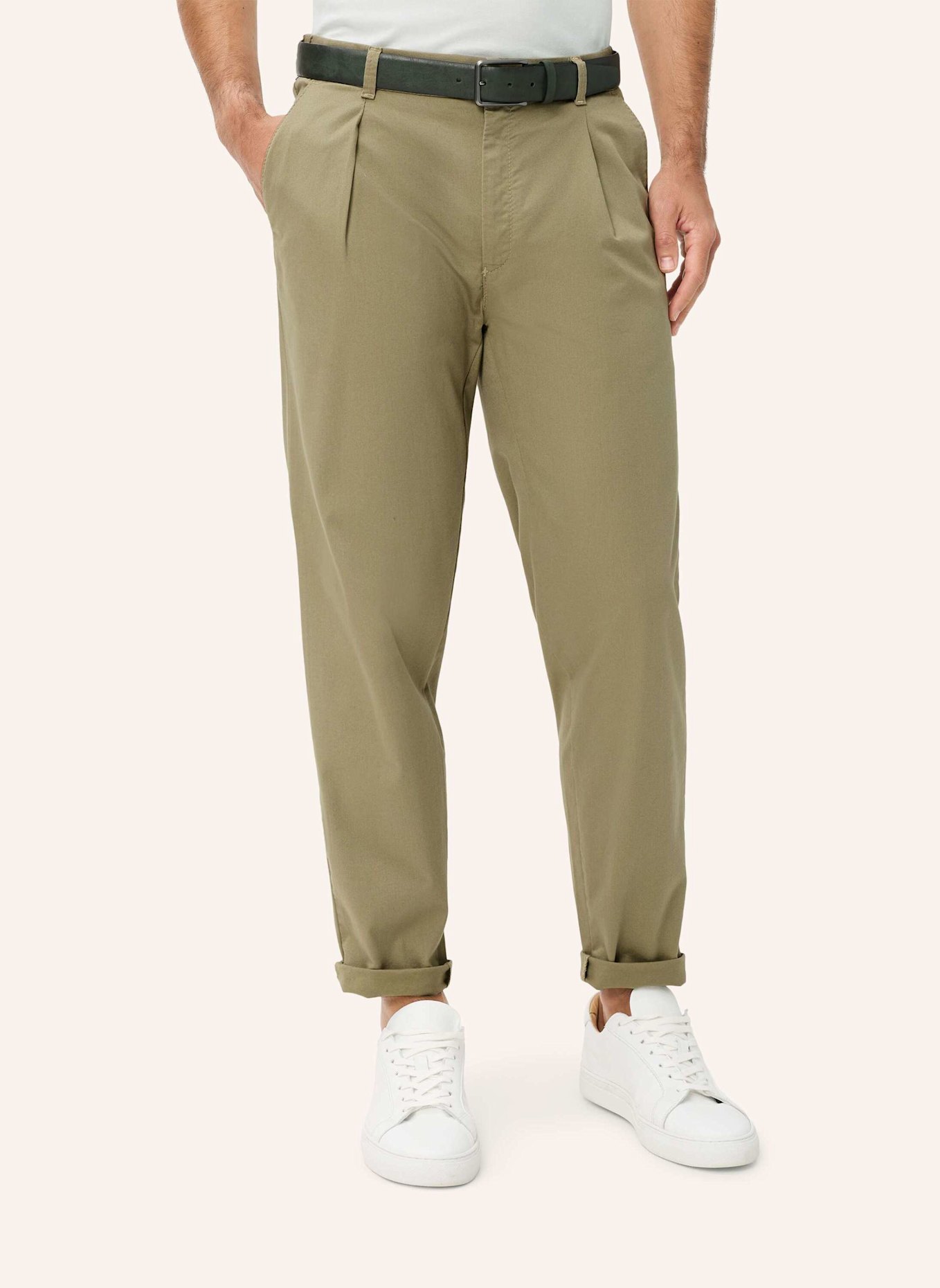 BRAX Chino STYLE TINO: DUNKELGRÜN