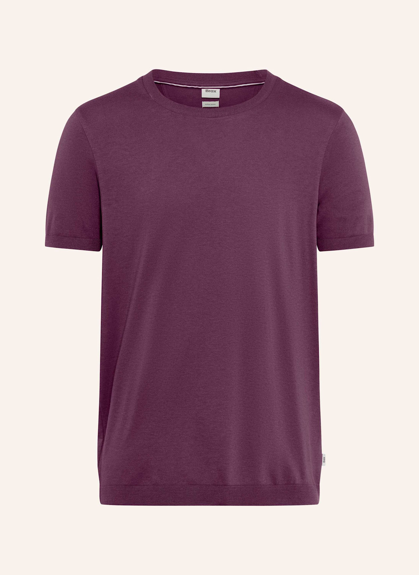 BRAX T-Shirt STYLE TED: DUNKELLILA