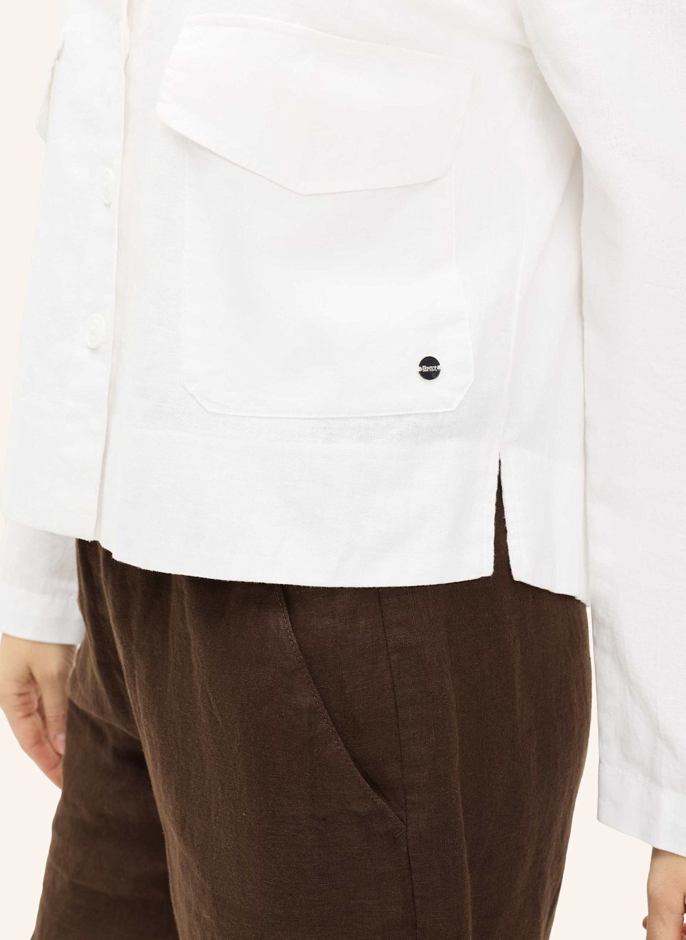 BRAX Bluse STYLE VEGA: WEISS